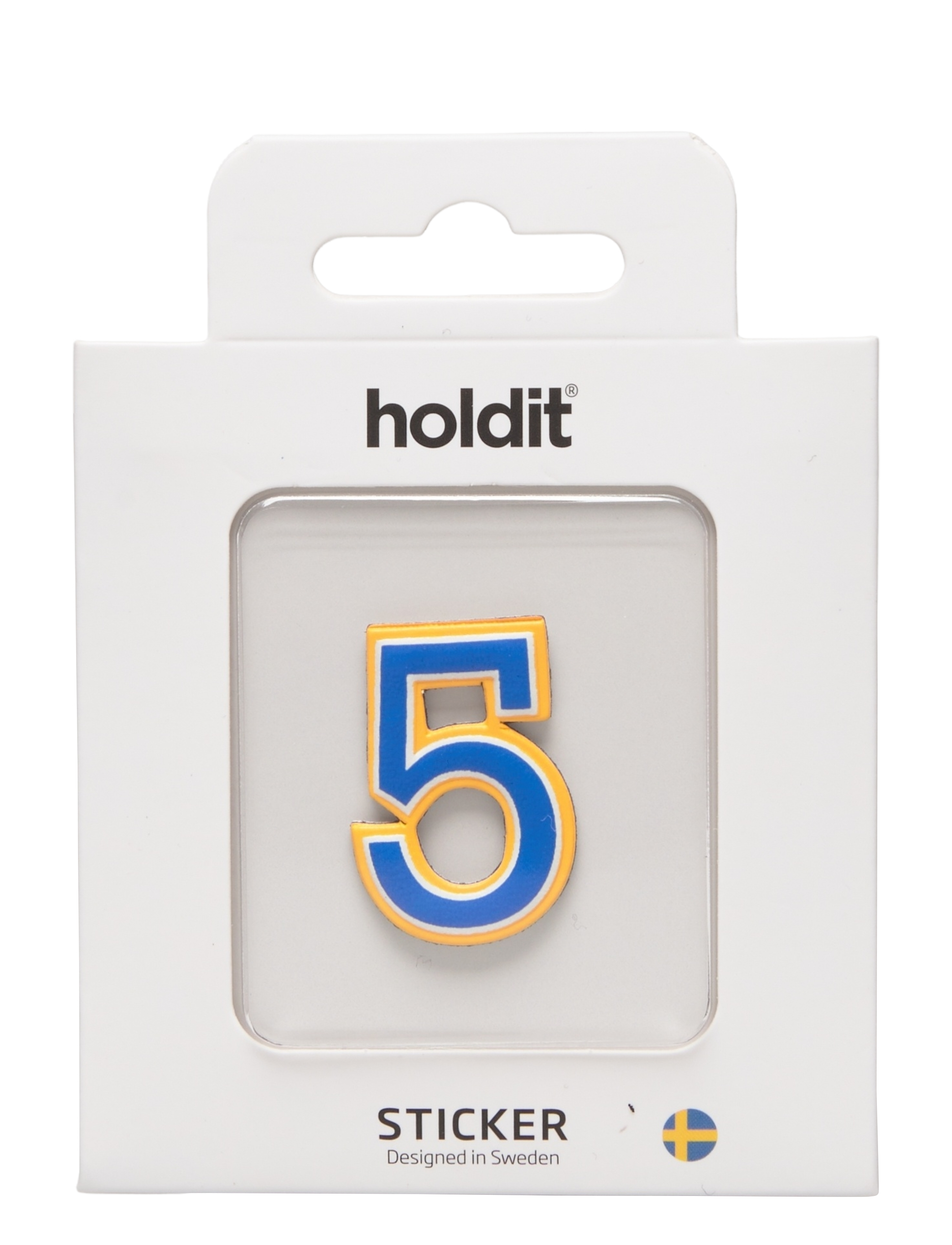 Holdit Sticker Number, Nummer Klistermærke, Hvid, Str: ONE SIZE