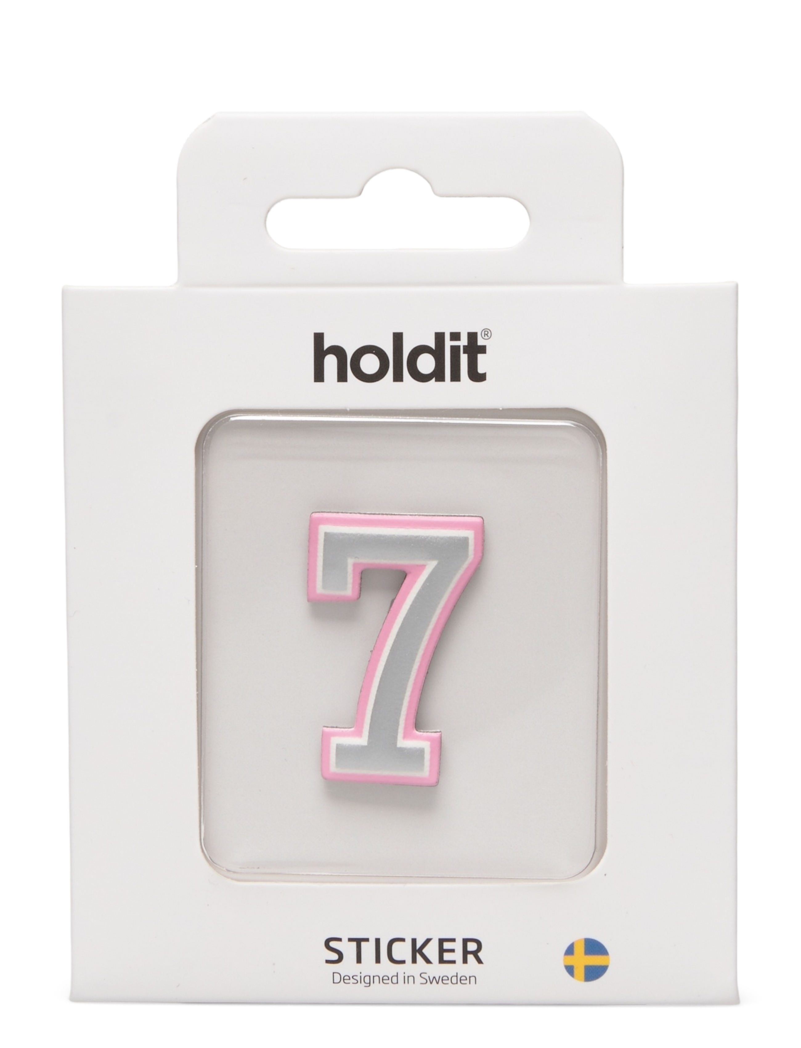 Holdit Sticker Number, Nummer Sticker, Hvid, Str: ONE SIZE