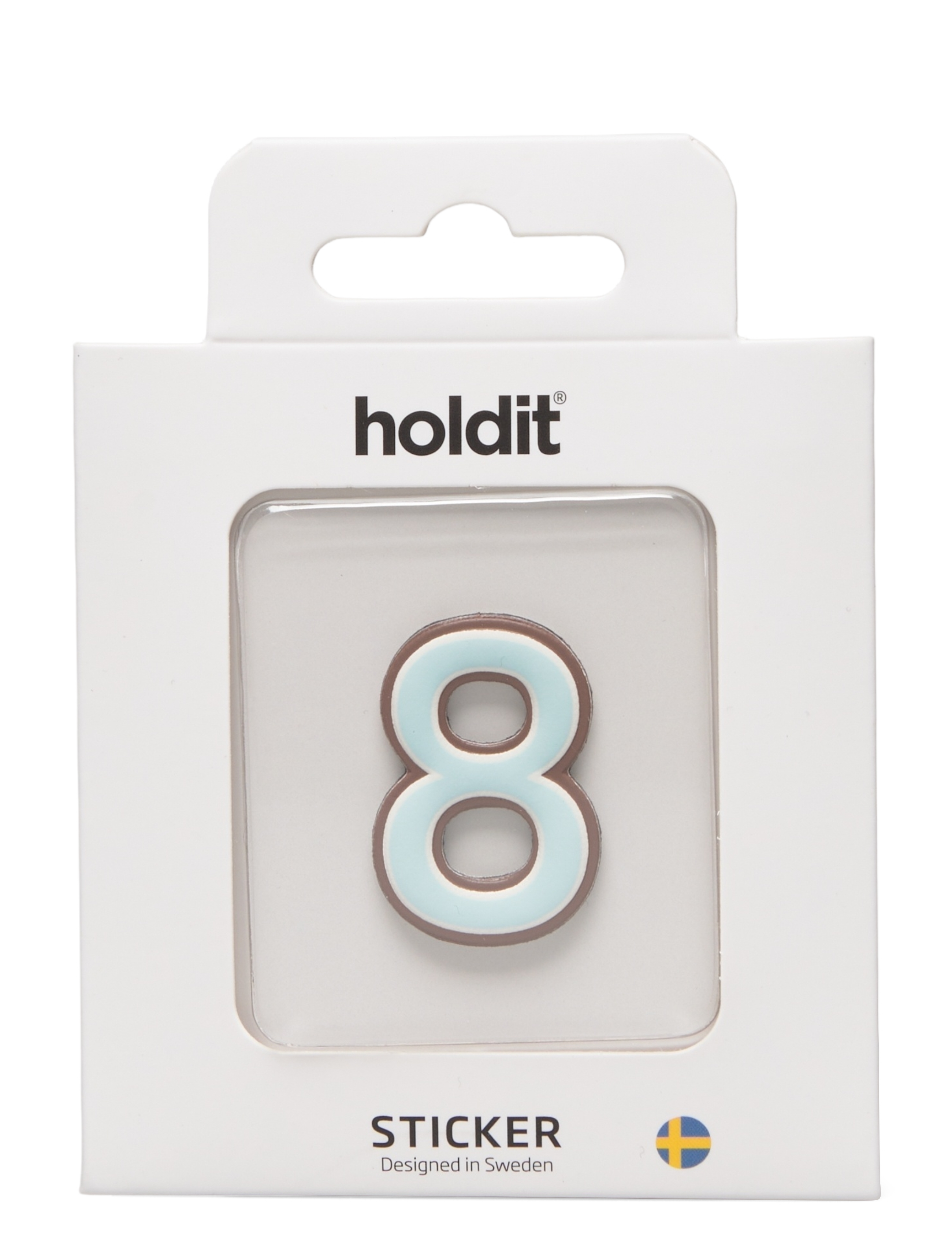 Holdit Sticker Number, Mænd, Nummer Klistermærke, Hvid, Str: ONE SIZE