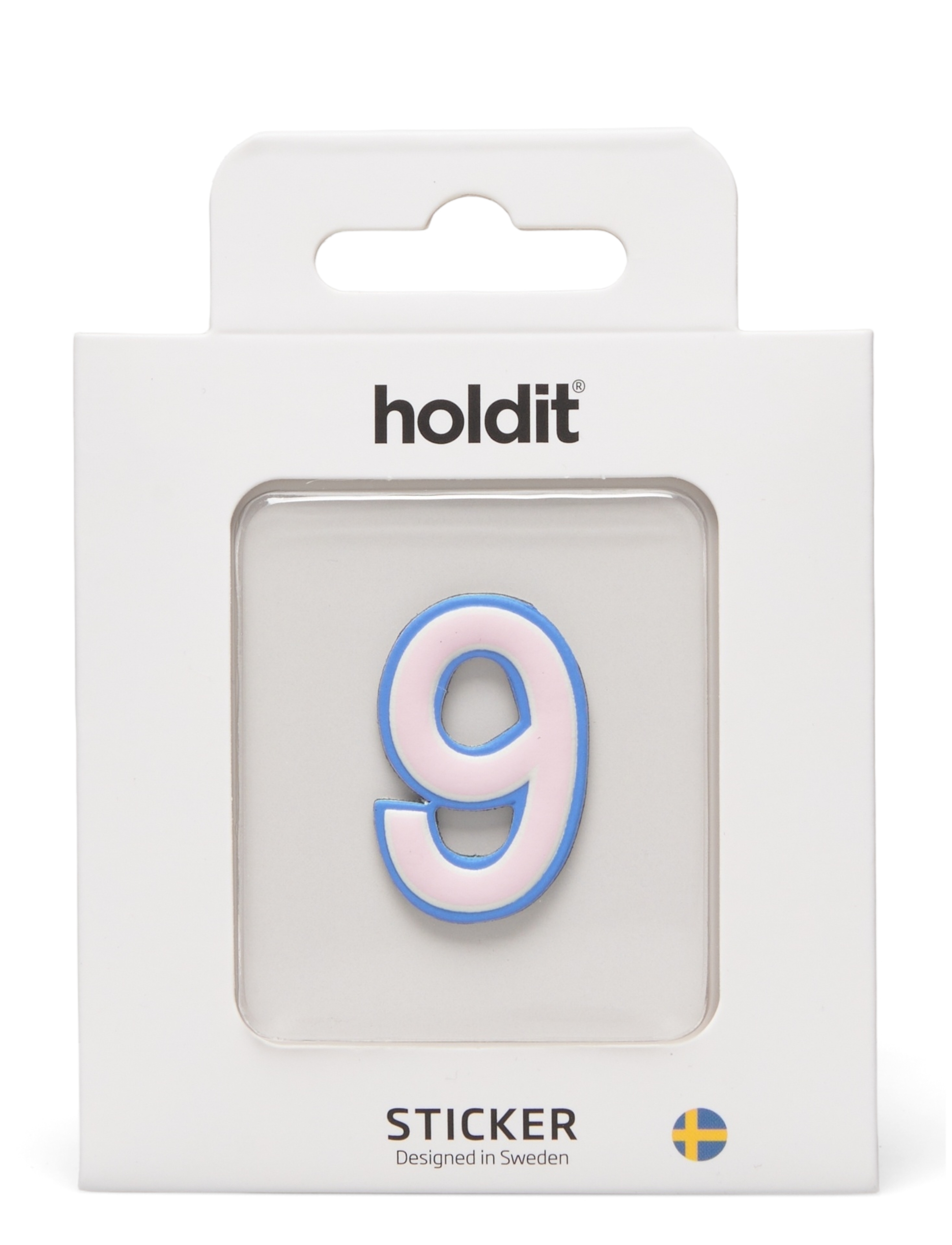 Holdit Sticker Number, Nummer Klistermærke, Hvid, Str: ONE SIZE