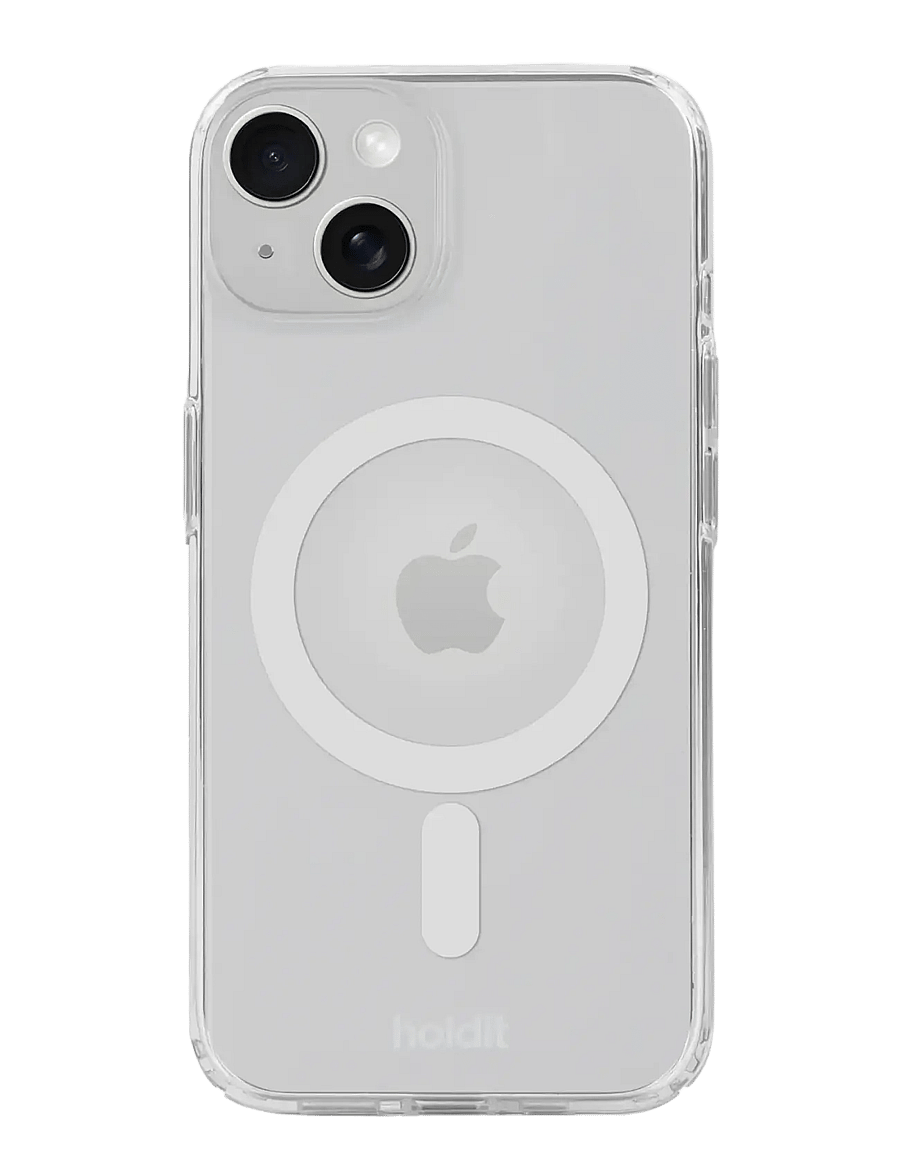 Holdit - Transparent Case Magsafe Cpt. IPH 15/14/13 - telefonide ümbrised - white/transparent - 0