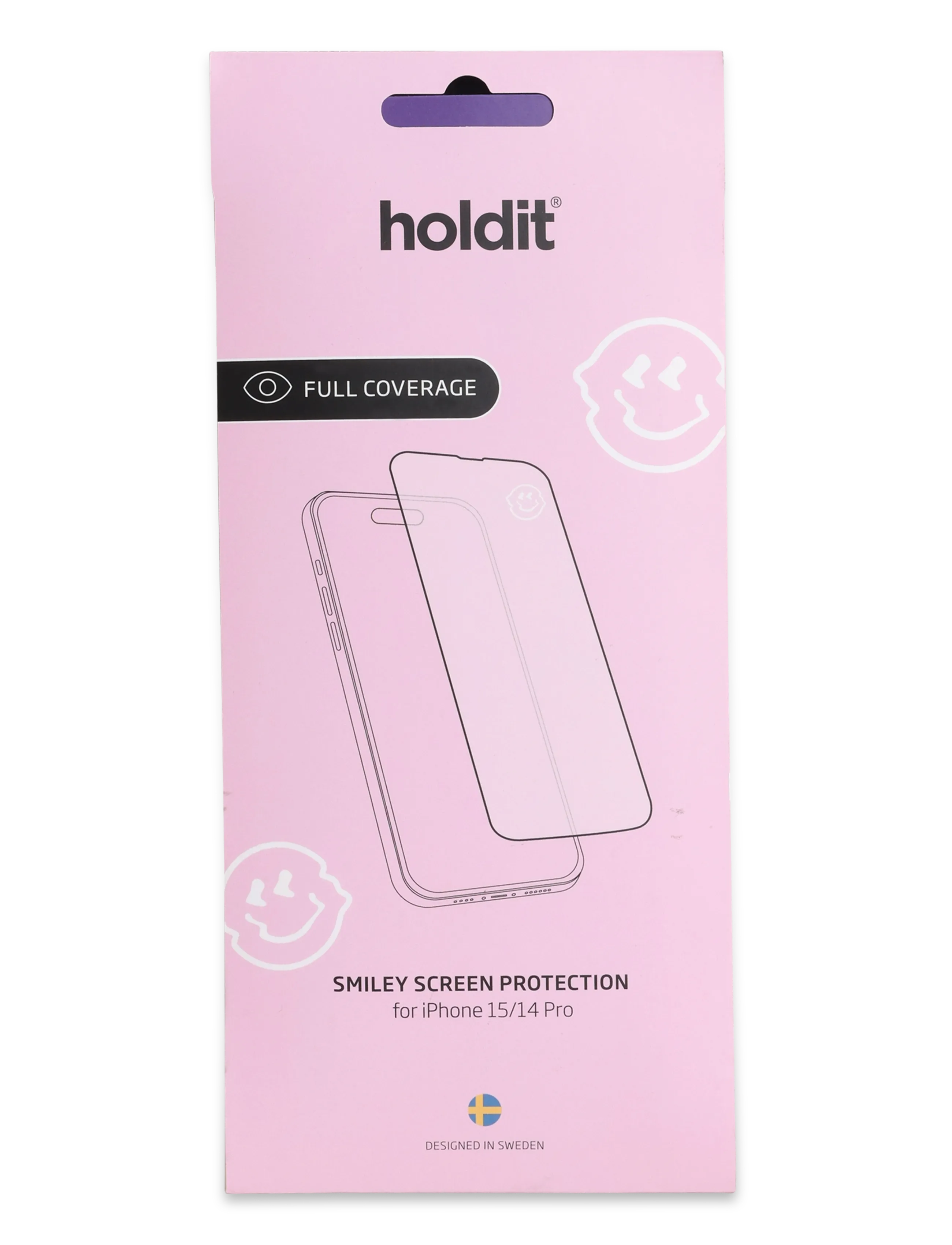 Holdit - Screen Protector iPhone - smiley print - 1