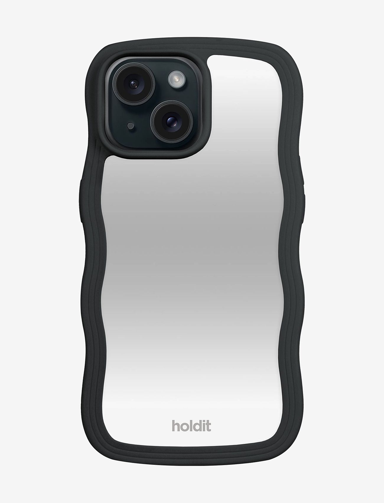 Holdit - Wavy Case iPhone Black/Mirror - laveste priser - black/mirror - 0