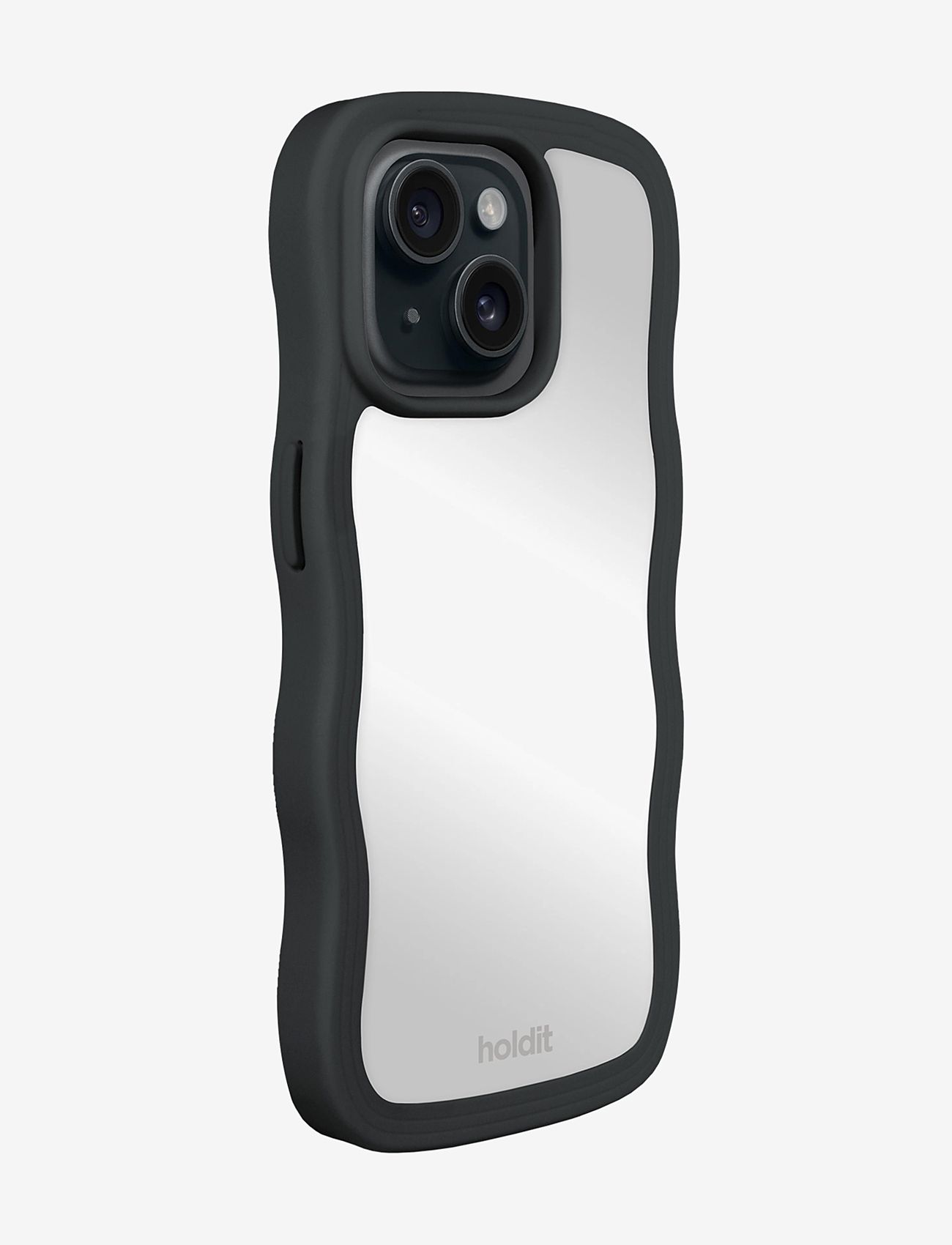 Holdit - Wavy Case iPhone Black/Mirror - laveste priser - black/mirror - 1