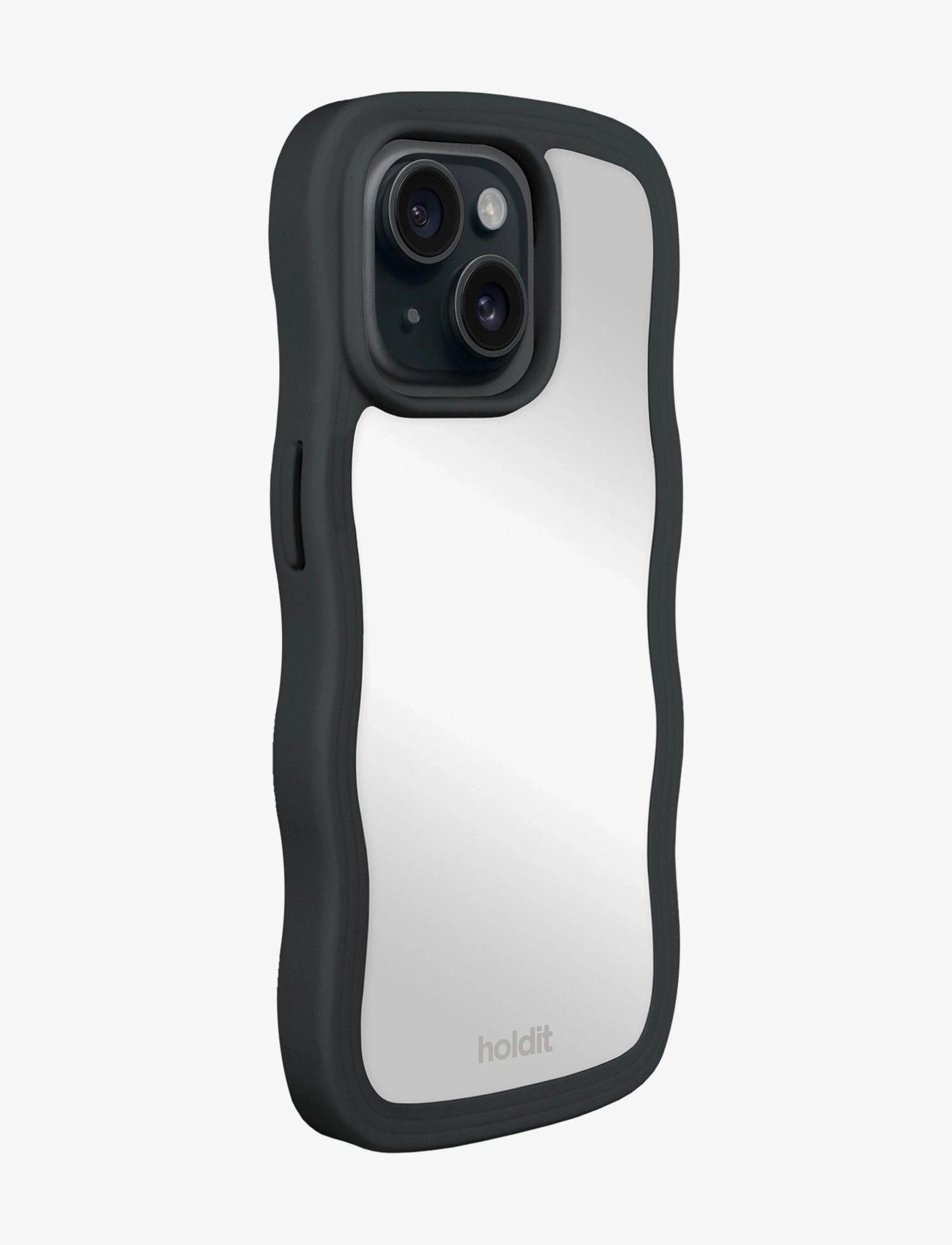 Holdit - Wavy Case iPhone Black/Mirror - lowest prices - black/mirror - 1
