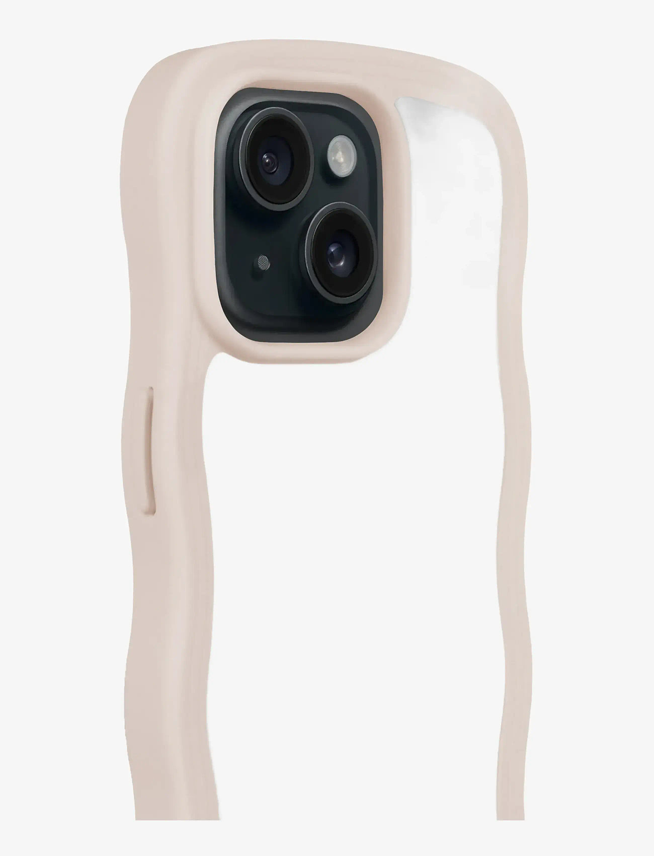 Holdit - Wavy Case iPhone Light Beige/Mirror - laveste priser - light beige/mirror - 3