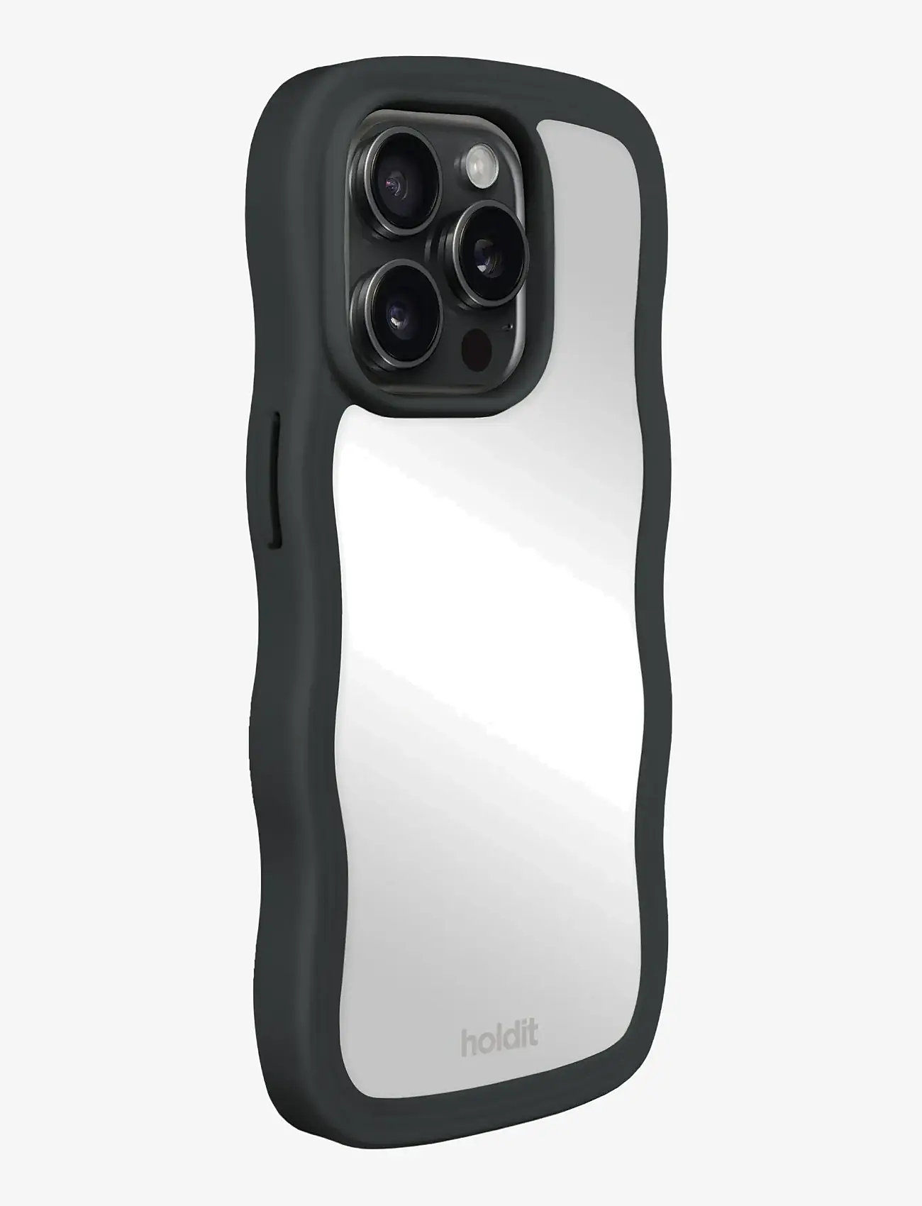 Holdit - Wavy Case iPhone Black/Mirror - laveste priser - black/mirror - 1