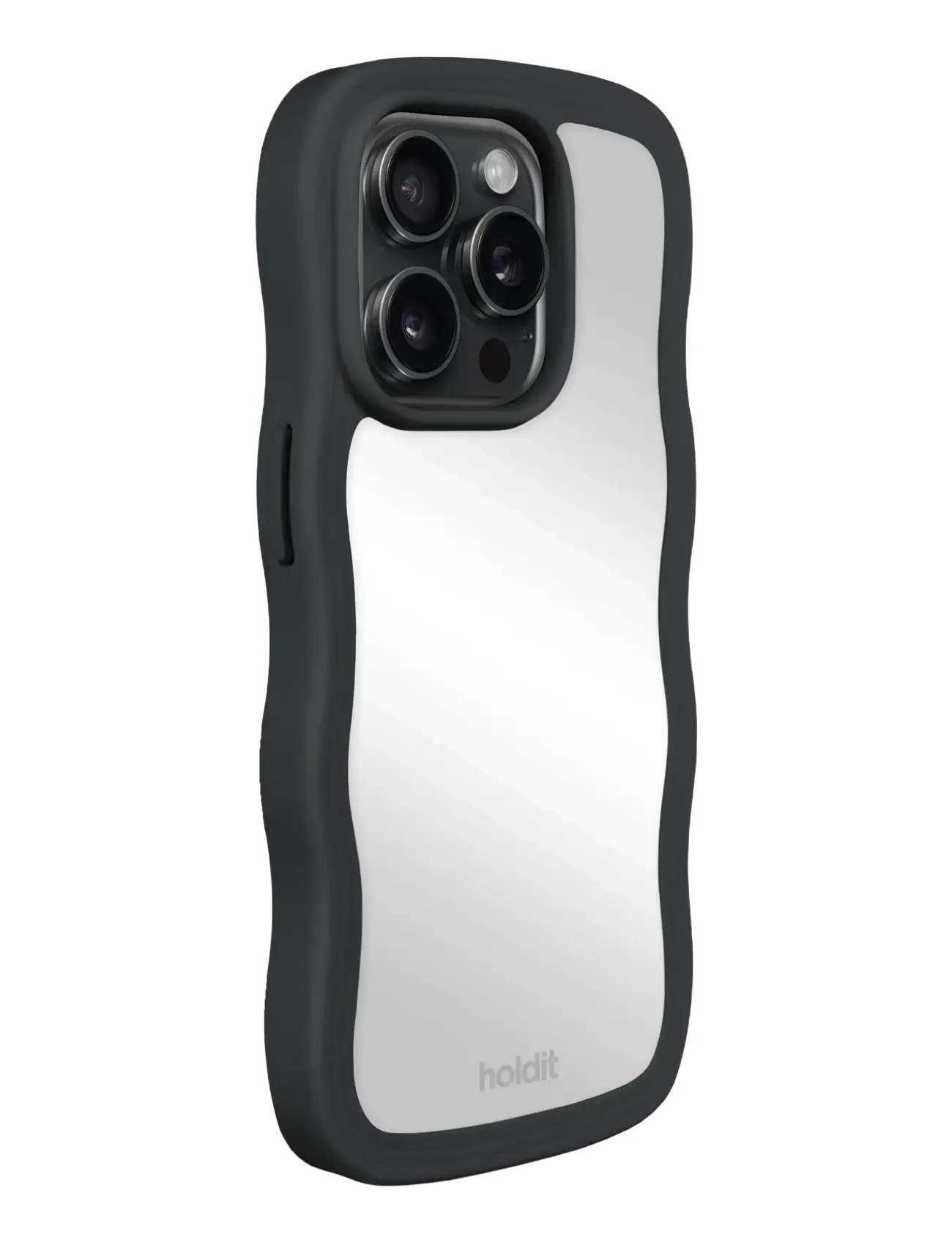 Holdit - Wavy Case iPhone Black/Mirror - die niedrigsten preise - black/mirror - 1