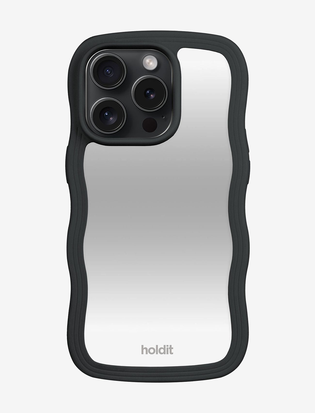 Holdit - Wavy Case iPhone Black/Mirror - laveste priser - black/mirror - 0