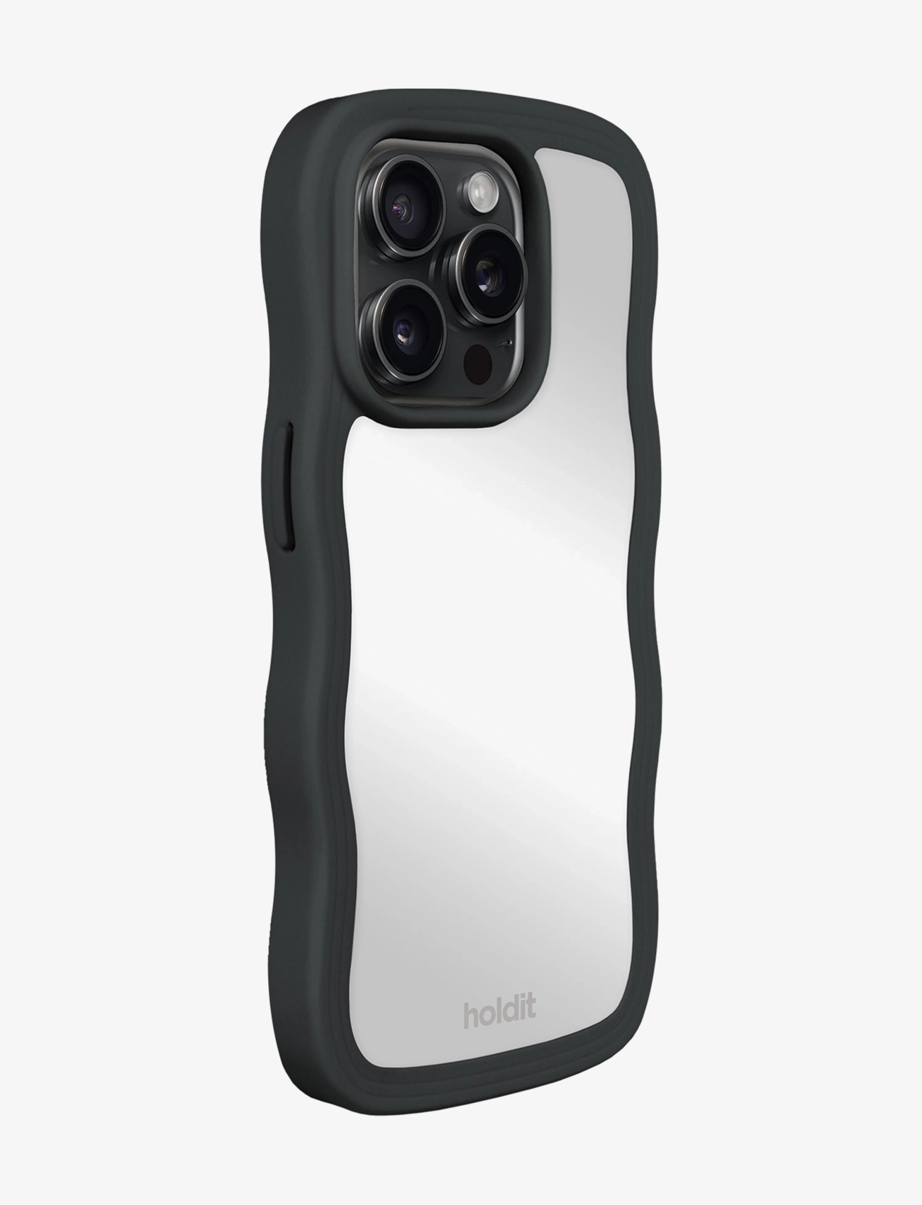 Holdit - Wavy Case iPhone Black/Mirror - lowest prices - black/mirror - 1