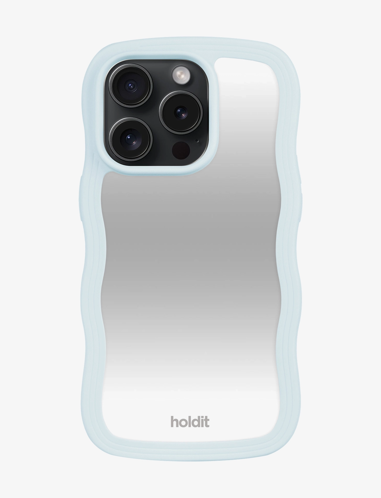 HOLDIT Wavy Case Iphone Mineral Blau/Mirror Blau - IPHONE 15PRO - Damen