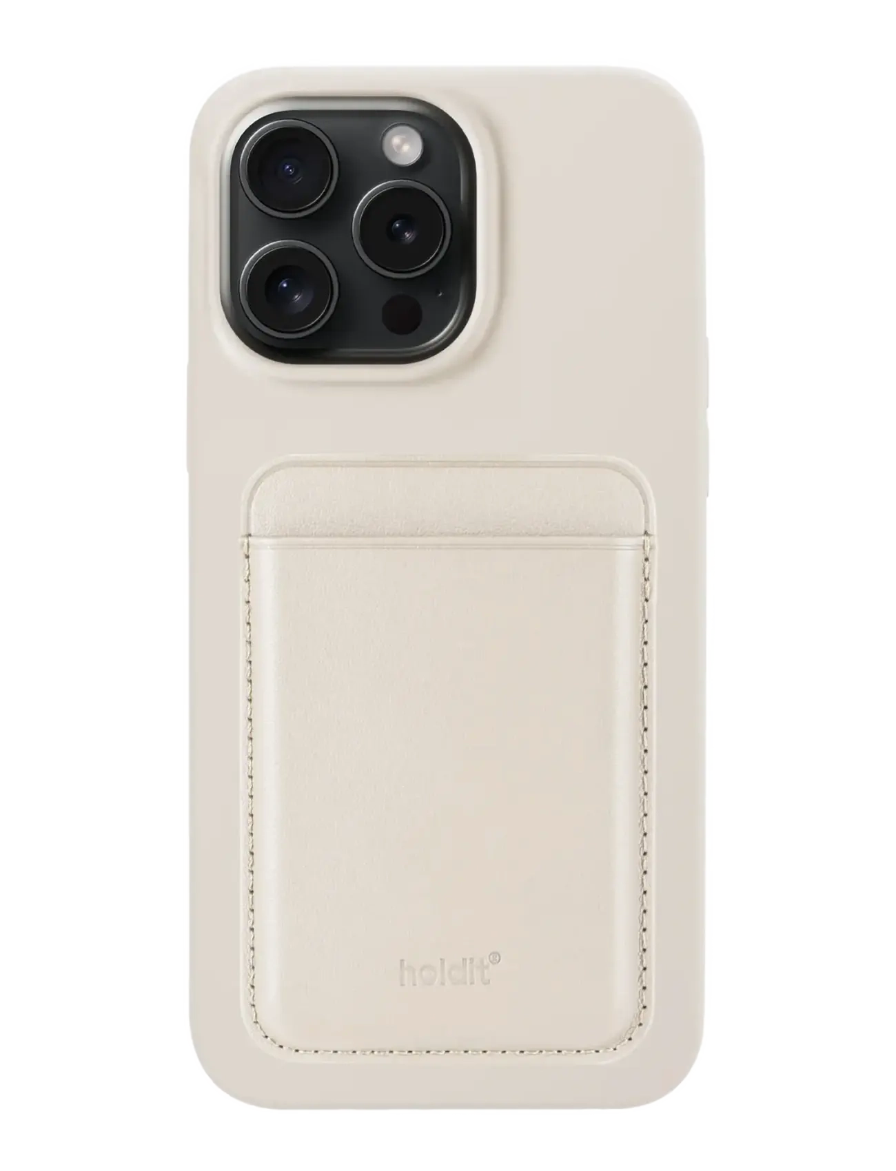 Holdit - Card Holder, MagSafe Cpt. - telefonide hoidjad ja ripatsid - light beige - 2