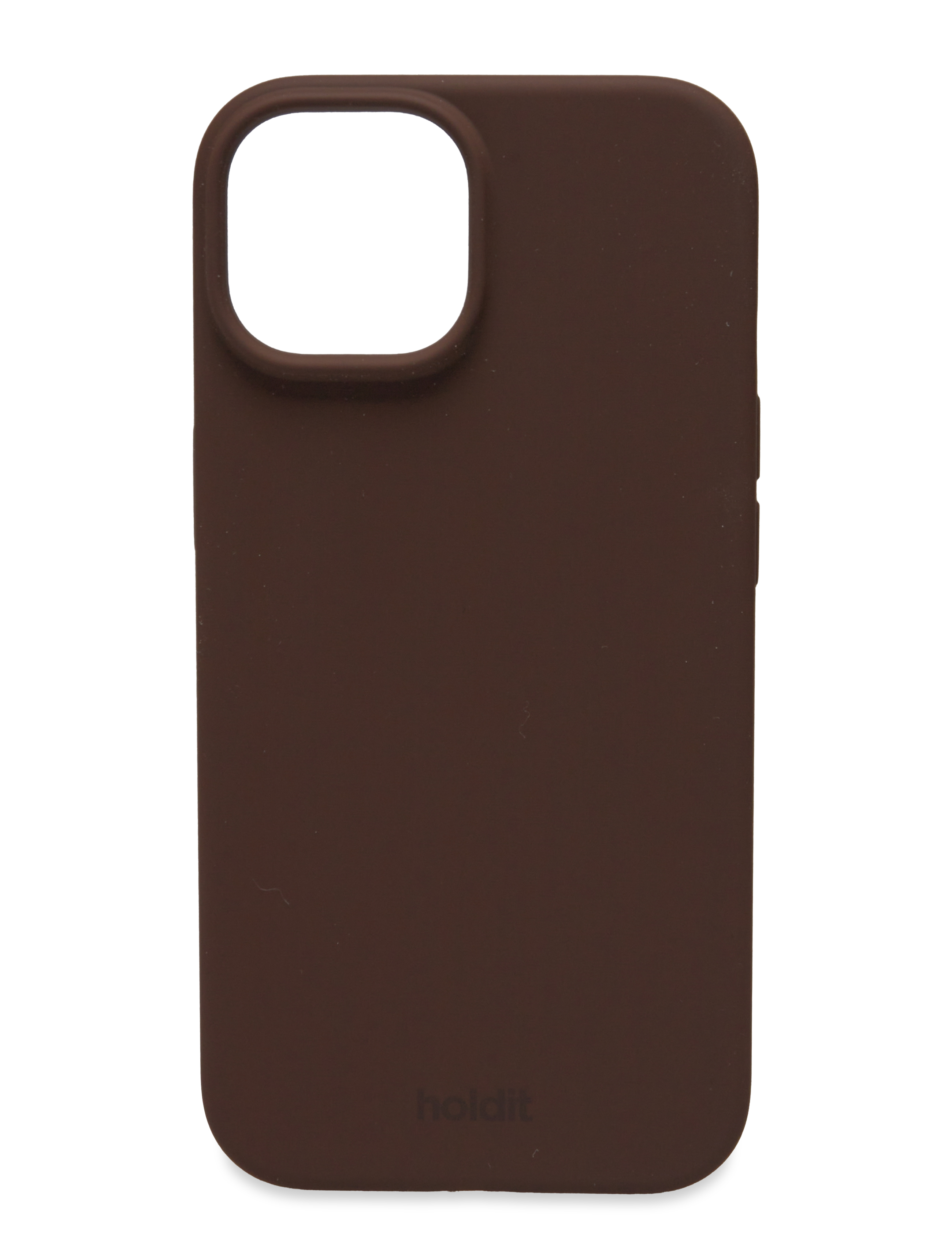 Holdit Silicone Case iPhone 12/12 Pro - Telefoon accessoires - CHOCOLATE / brown