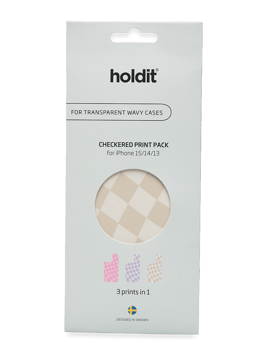Holdit - Print Pack Checkered - phone stickers - checkered - 0