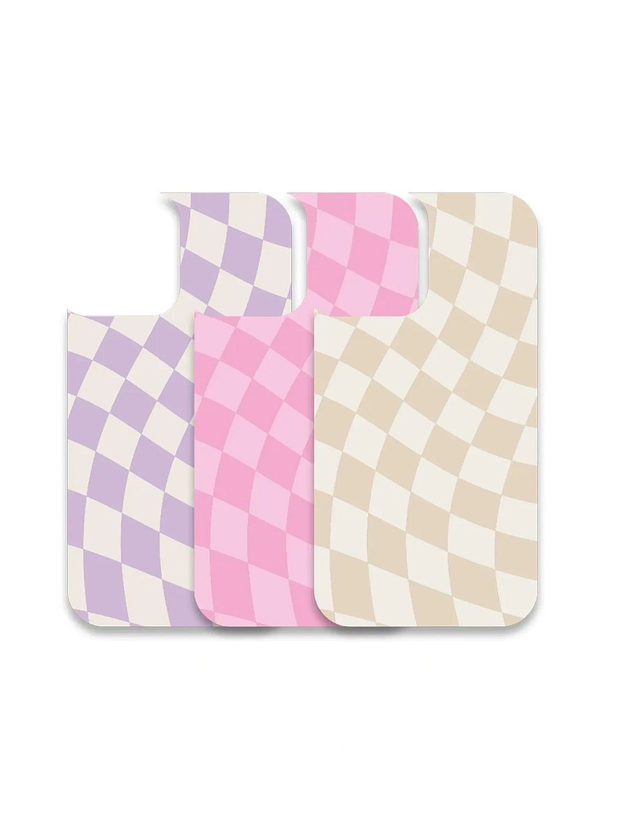 Holdit - Print Pack Checkered - phone stickers - checkered - 1
