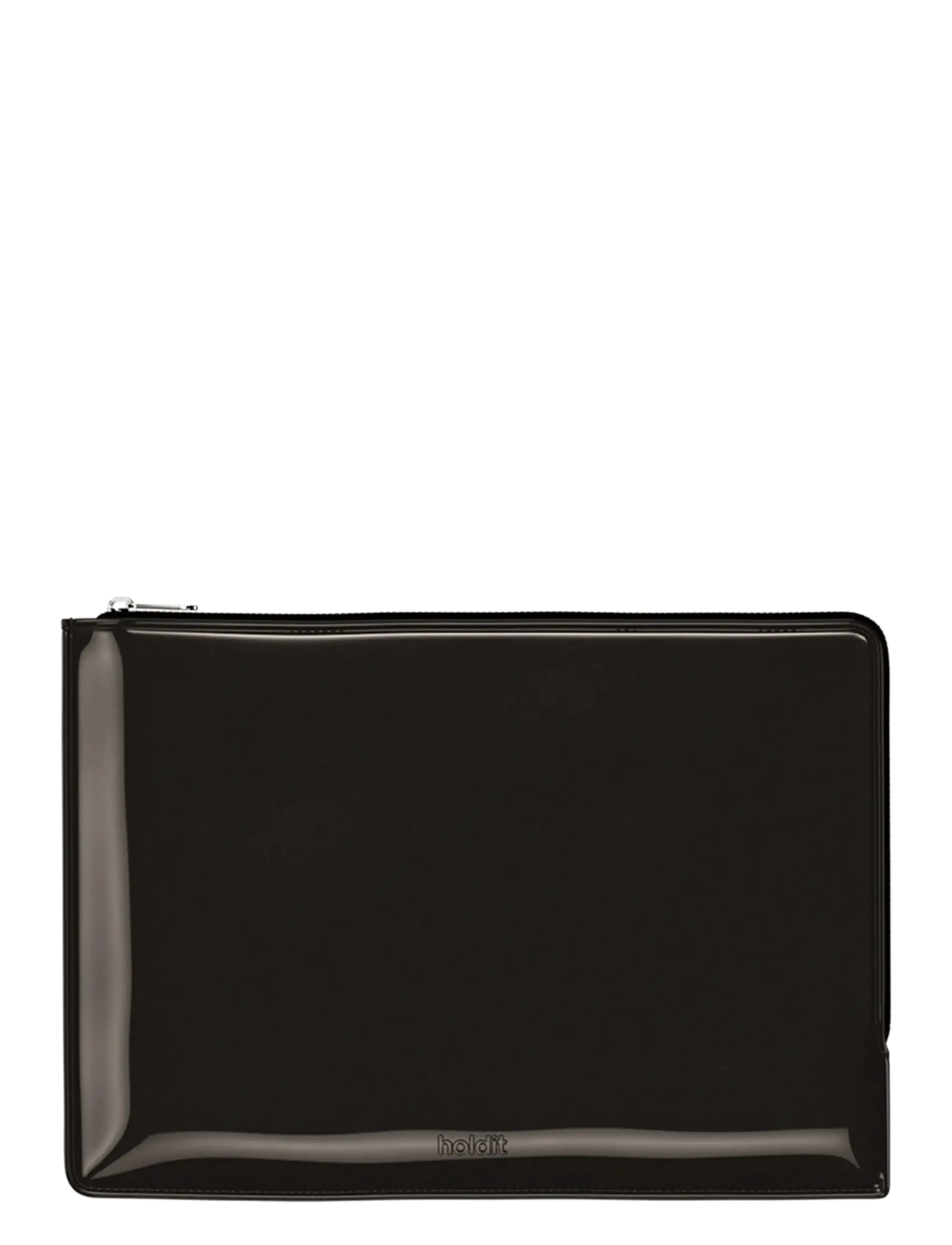 Holdit Laptop Case 14" - Computer sleeves & Tasker - PADDED PATENT BLACK / black