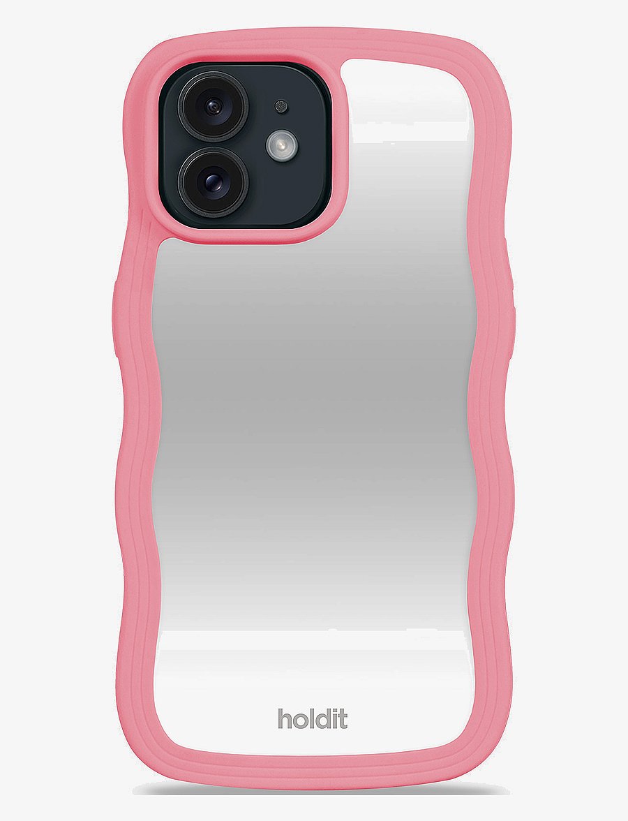 Holdit - Wavy Case Rogue Pink/Mirror - handyhüllen - rouge pink/mirror - 1