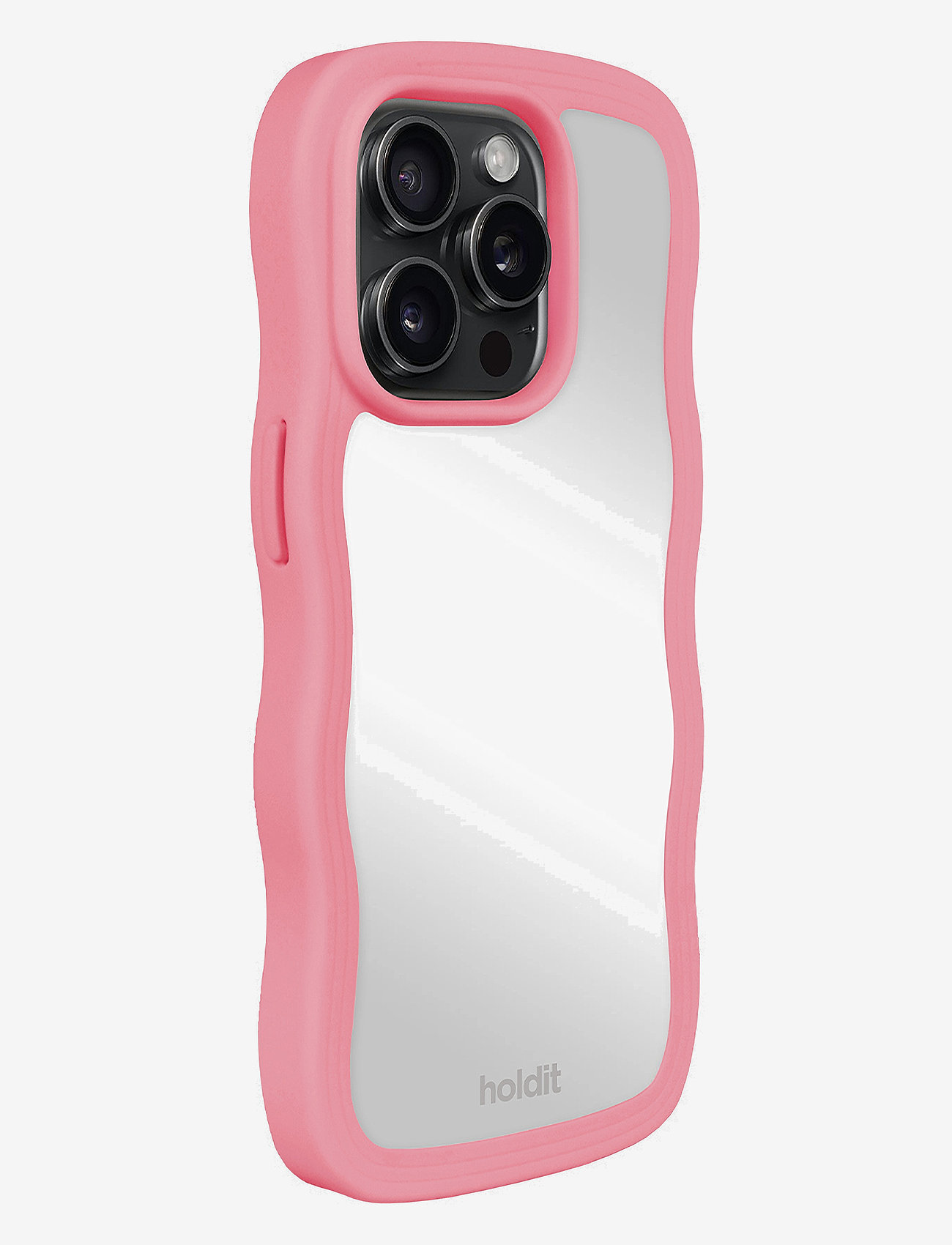 Holdit - Wavy Case iPhone Rogue Pink/Mirror - laveste priser - rouge pink/mirror - 1
