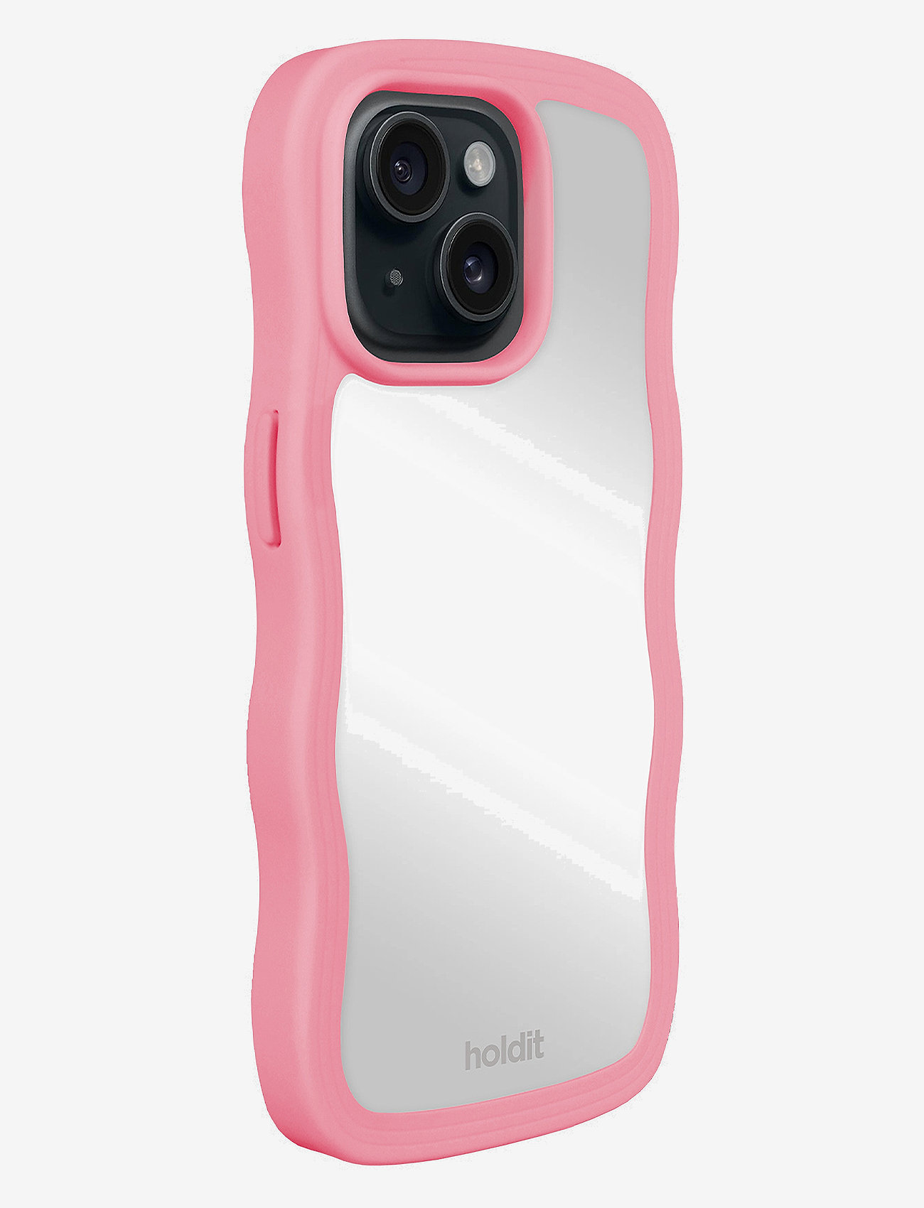 Holdit - Wavy Case iPhone Rogue Pink/Mirror - laveste priser - rouge pink/mirror - 1