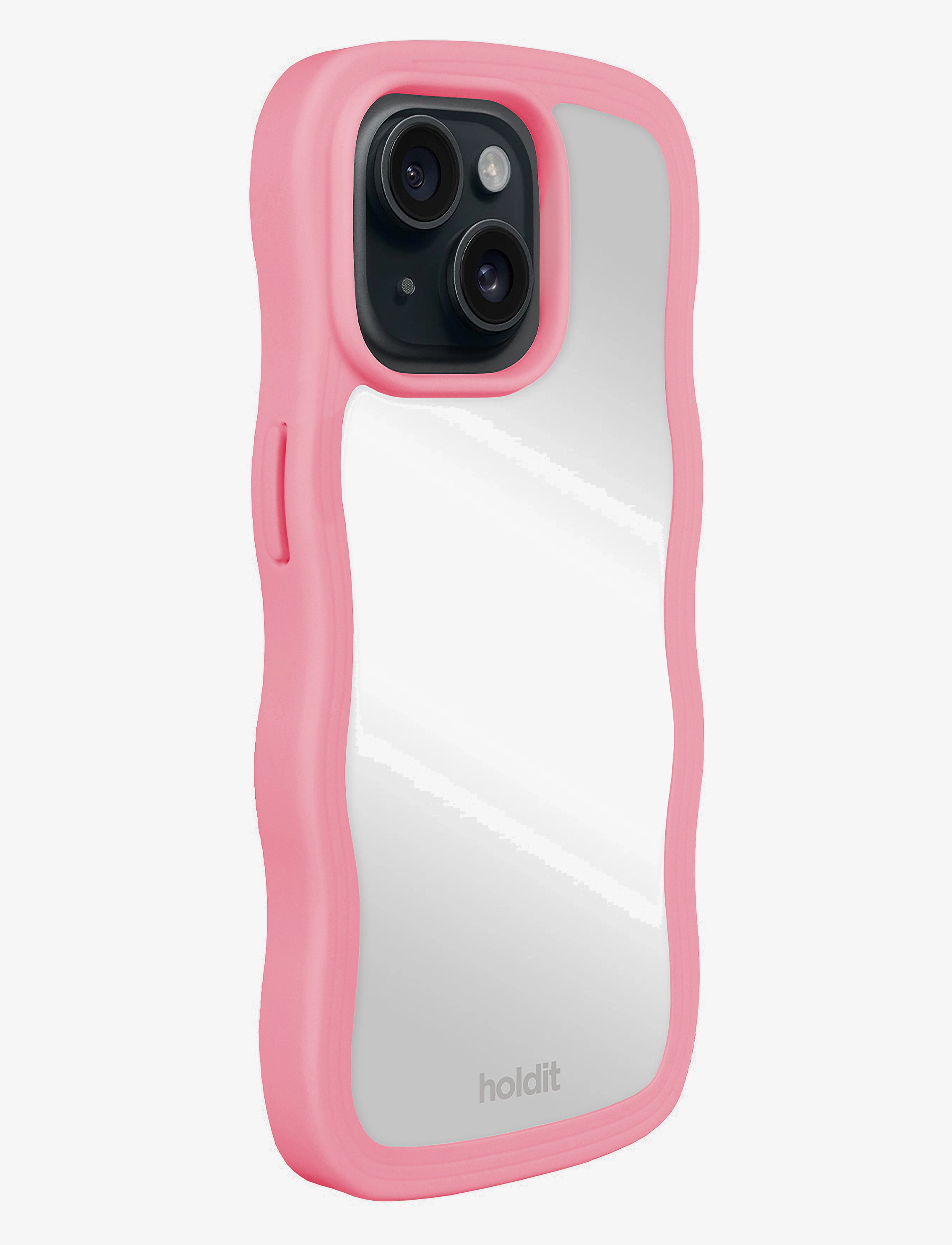 Holdit - Wavy Case iPhone Rogue Pink/Mirror - laveste priser - rouge pink/mirror - 1