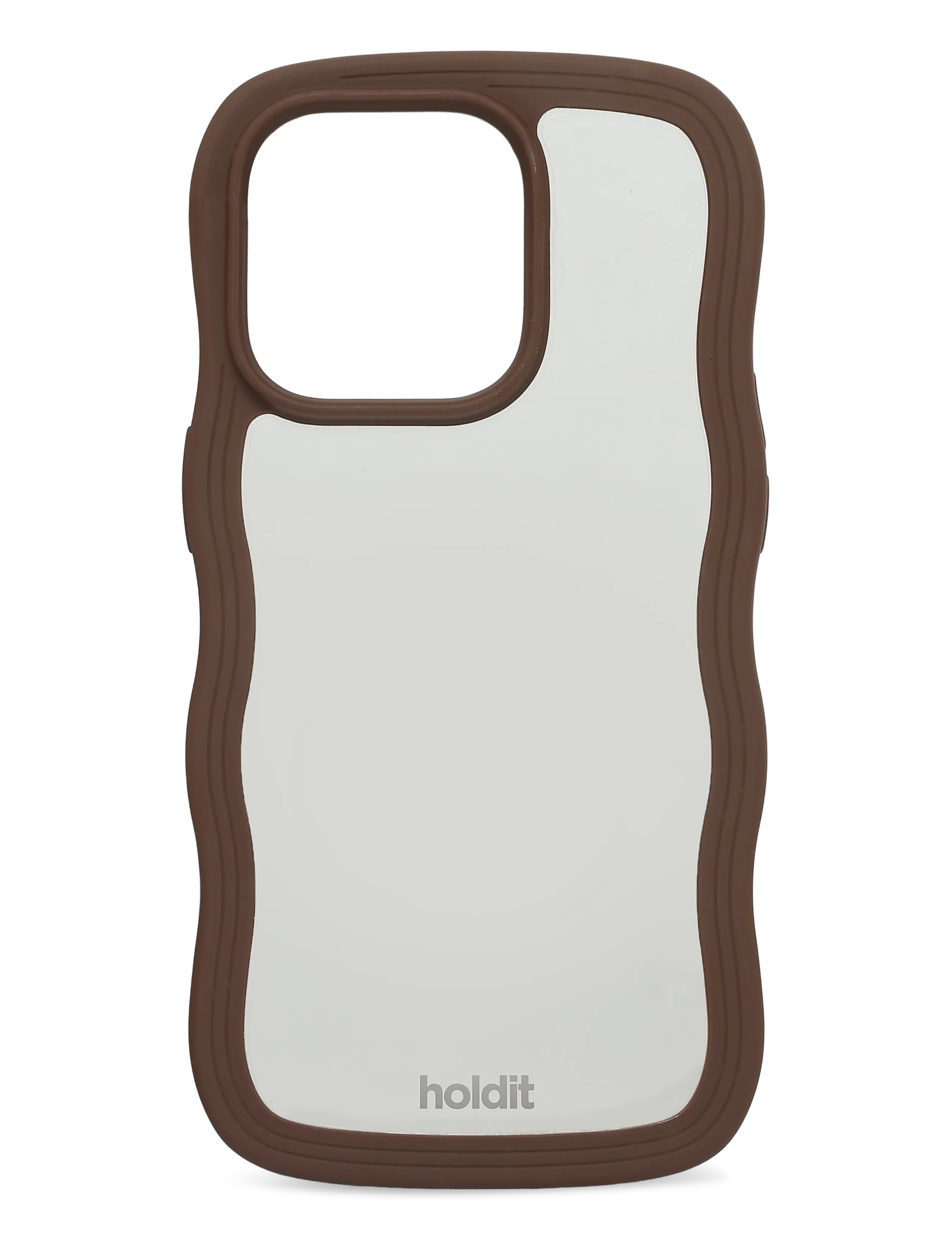 HOLDIT Wavy Case Iphone Chocolate/Mirror Braun - IPHONE 15-14-13 - Damen