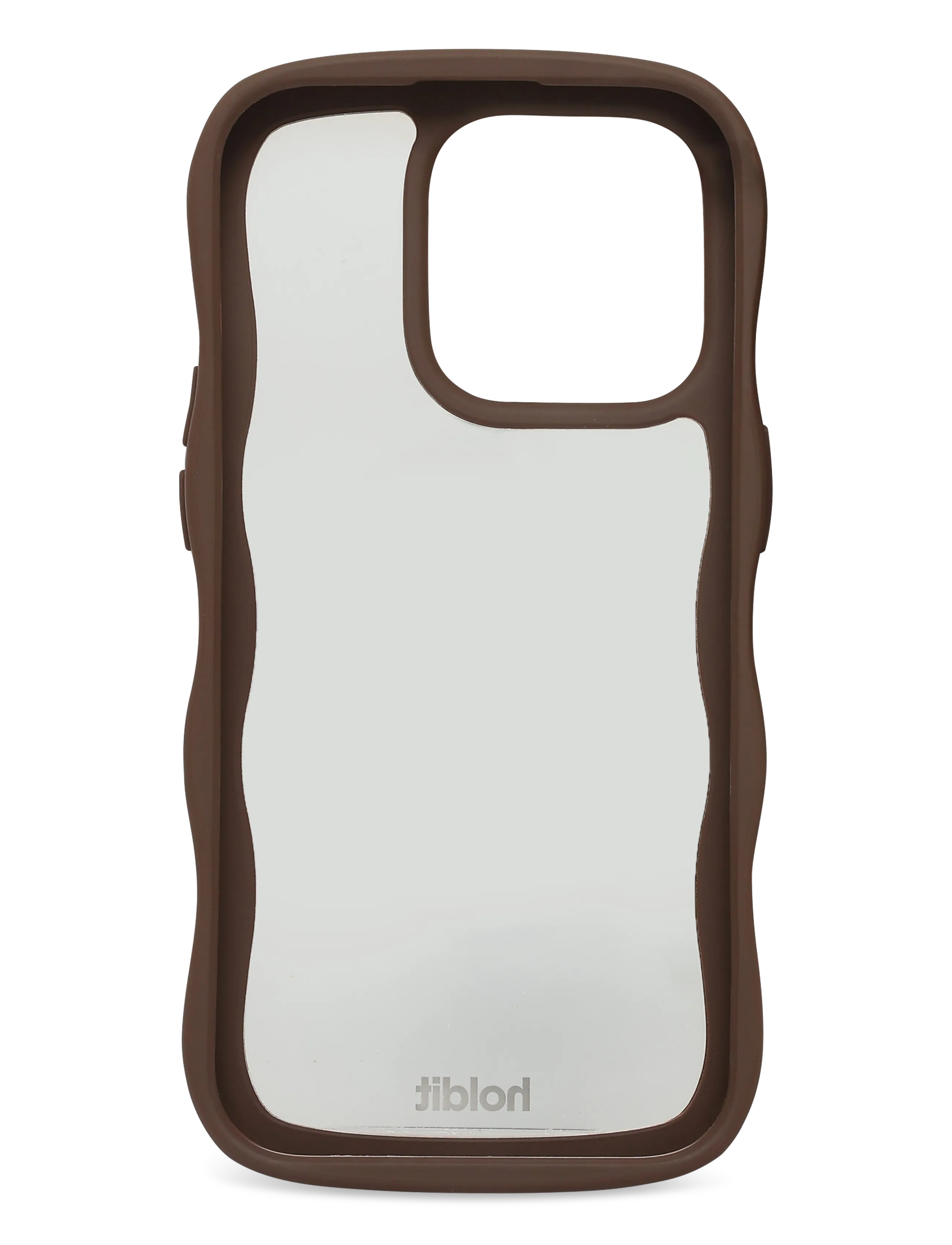 Holdit - Wavy Case iPhone Chocolate/Mirror - laveste priser - chocolate/mirror - 1