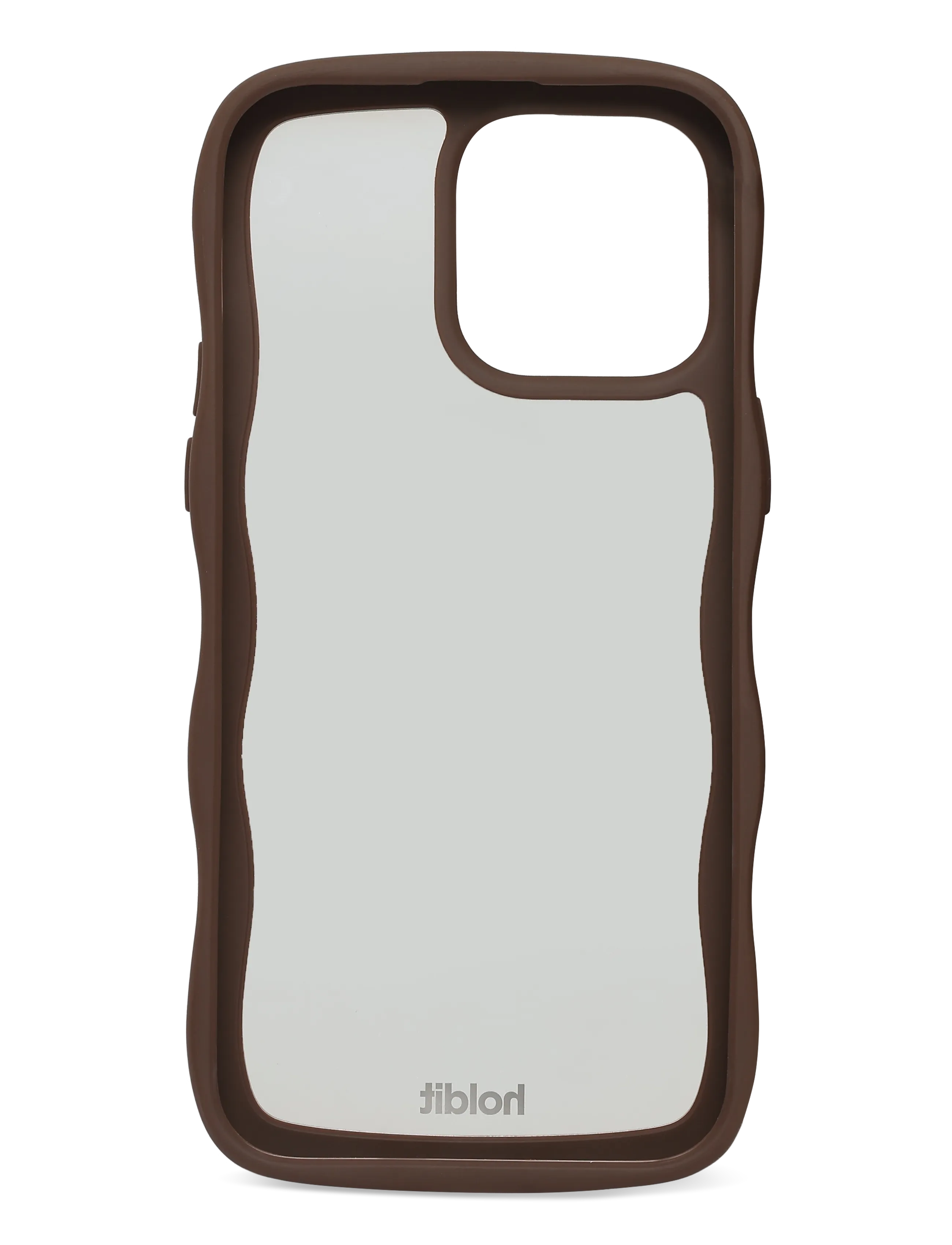 Holdit - Wavy Case iPhone Chocolate/Mirror - die niedrigsten preise - chocolate/mirror - 1