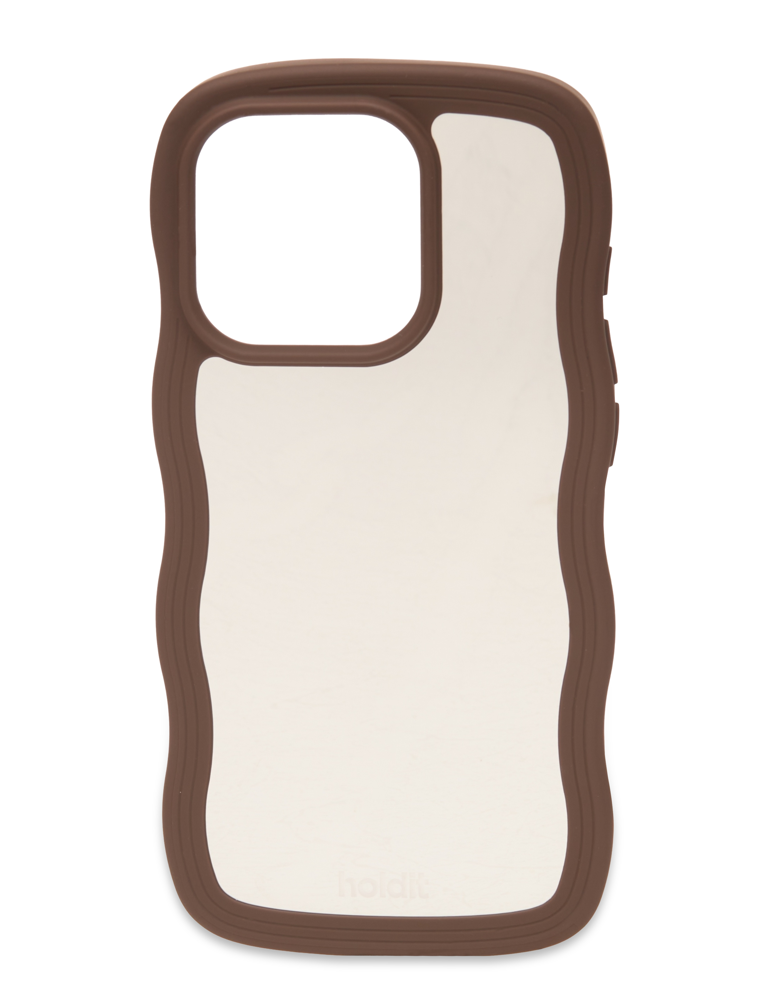 HOLDIT Wavy Case Iphone Chocolate/Mirror Braun - IPHONE 15PRO - Damen