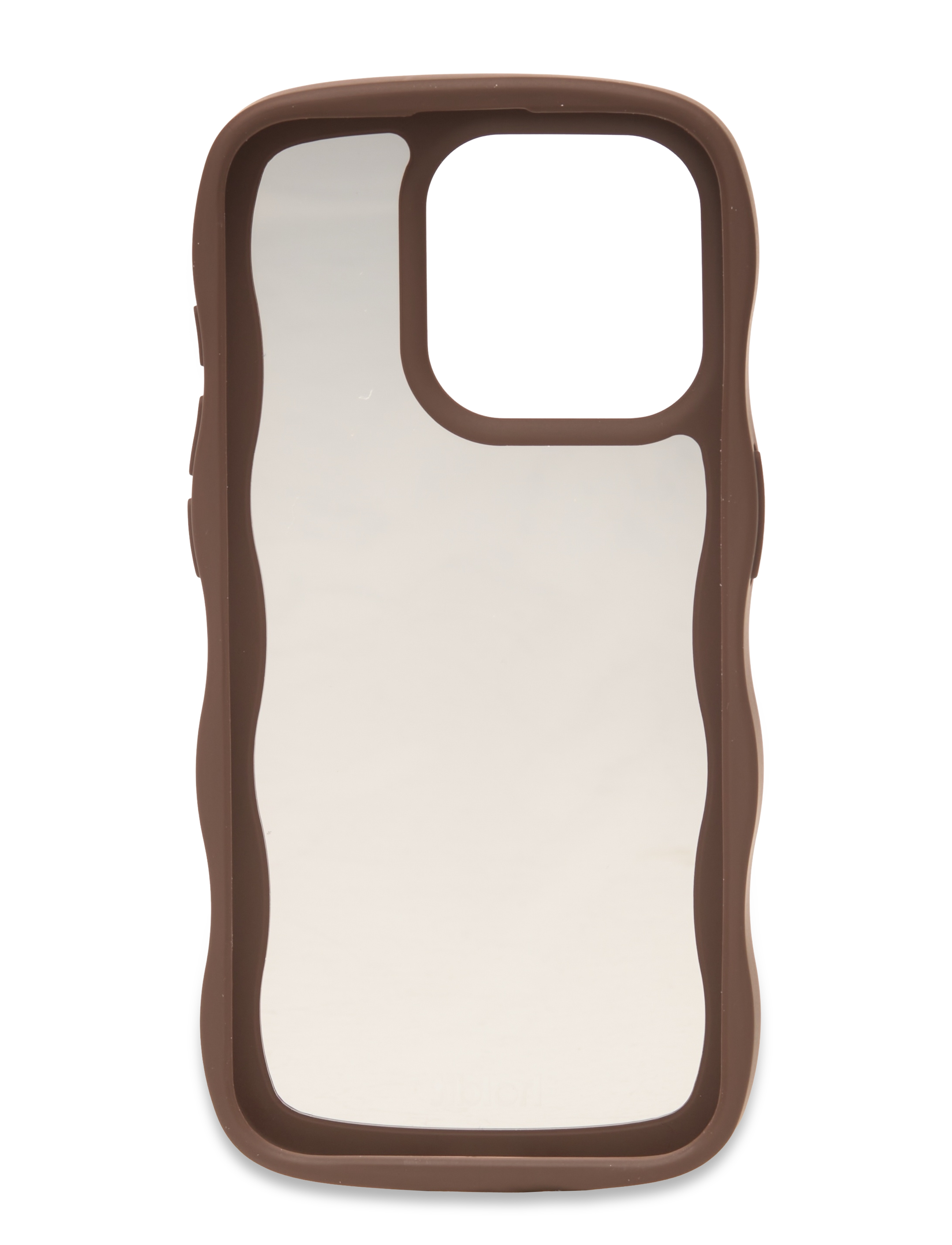 Holdit - Wavy Case iPhone Chocolate/Mirror - alhaisimmat hinnat - chocolate/mirror - 1
