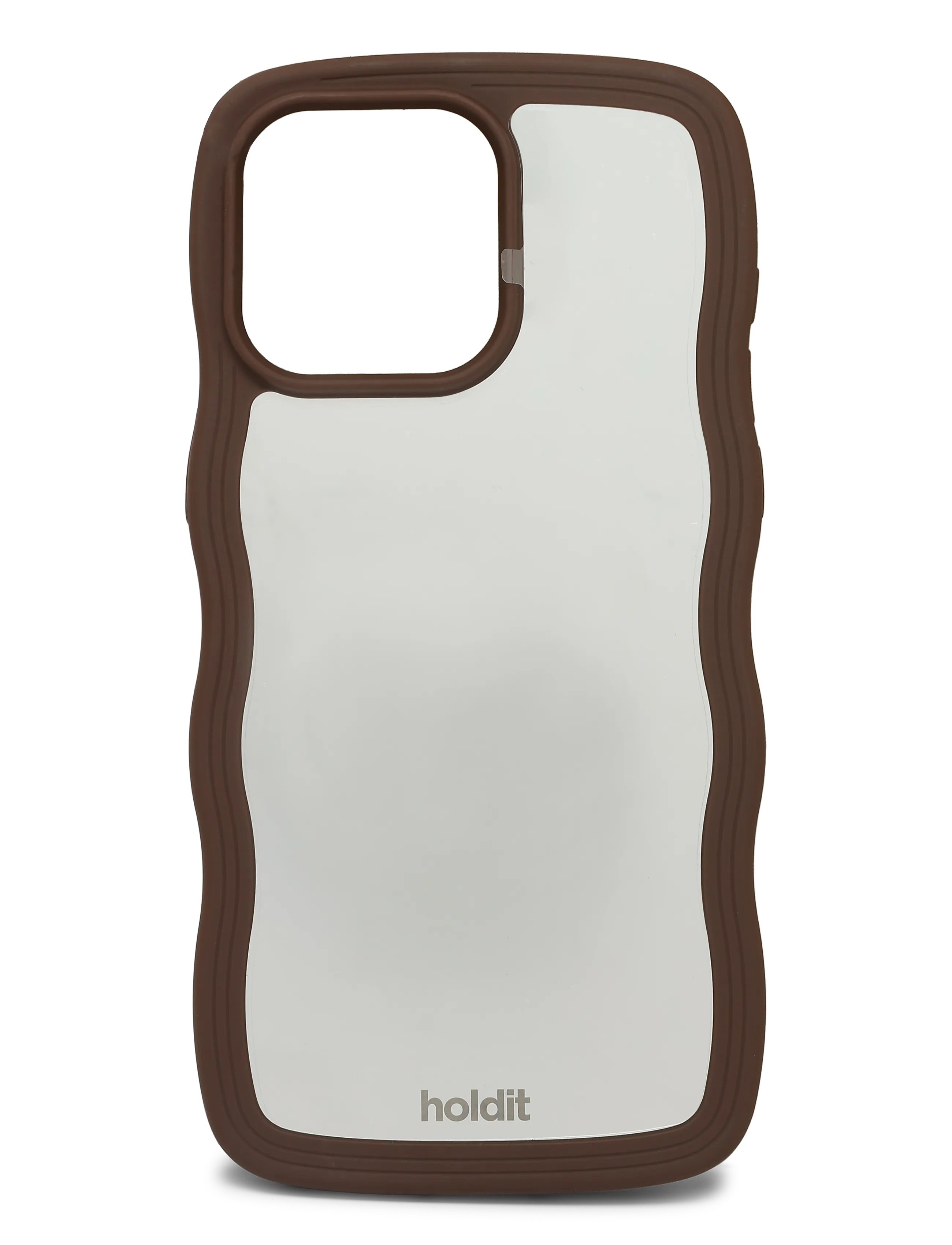 HOLDIT Wavy Case Iphone Chocolate/Mirror Braun - IPHONE 15PRO MAX - Damen
