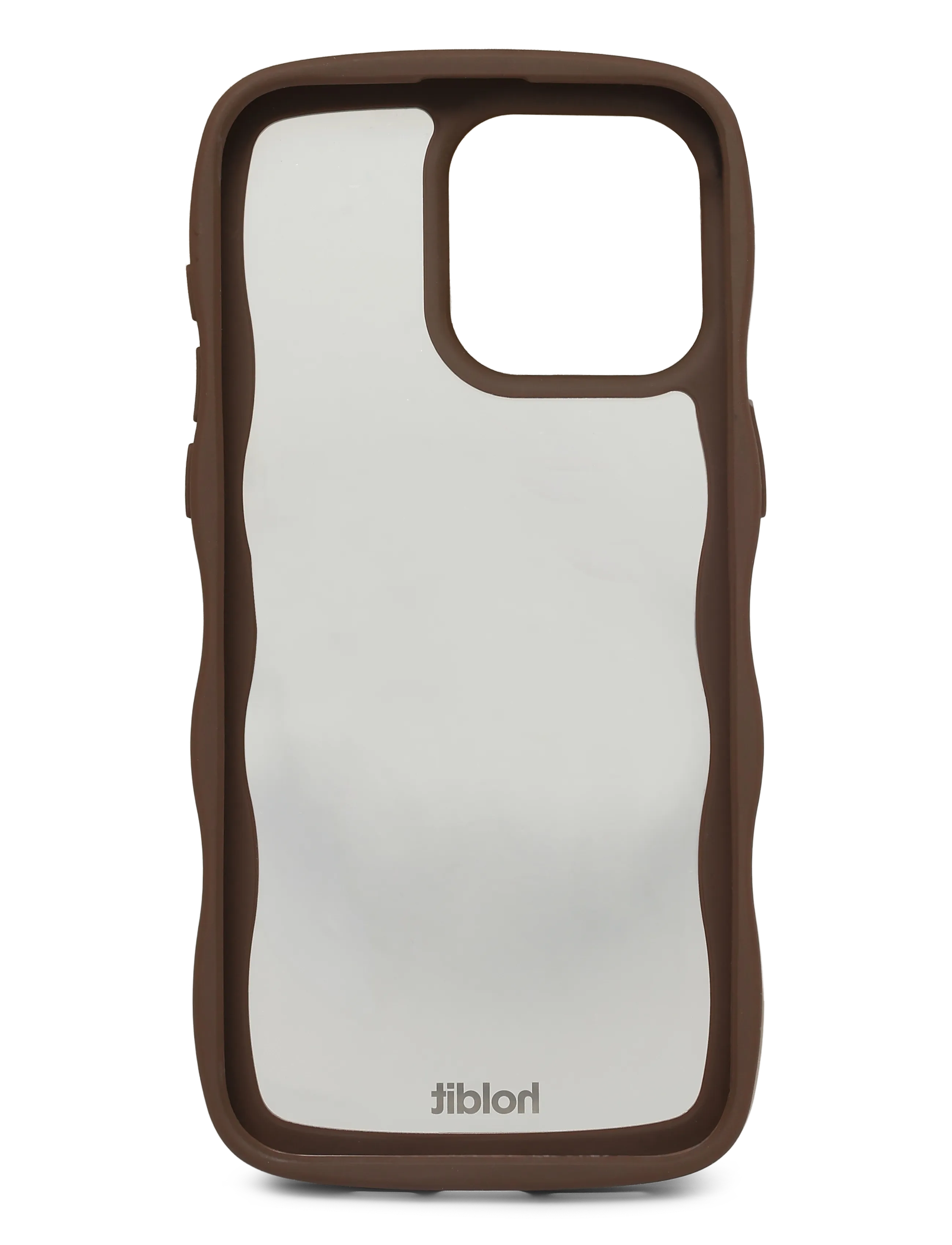 Holdit - Wavy Case iPhone Chocolate/Mirror - laveste priser - chocolate/mirror - 1