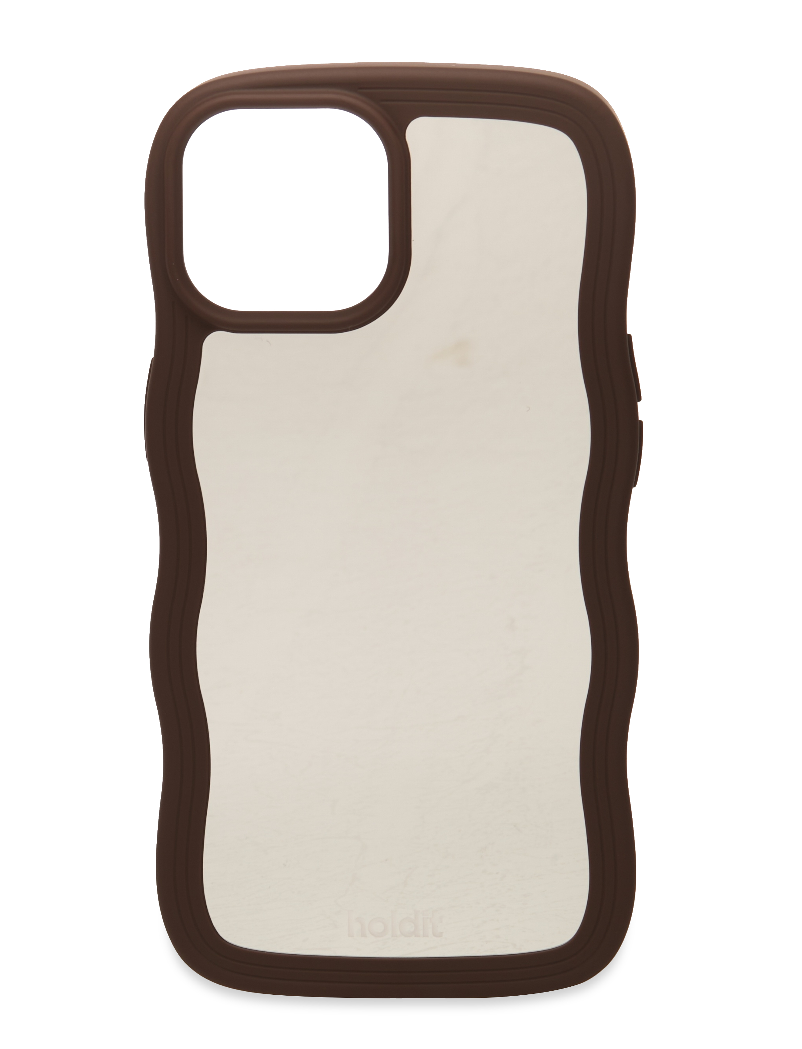 HOLDIT Wavy Case Iphone Chocolate/Mirror Braun - IPHONE 15-14-13 - Damen