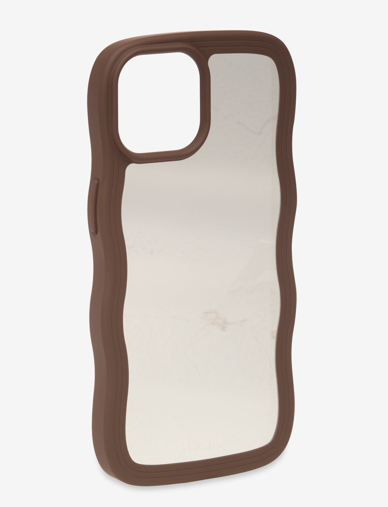 Holdit - Wavy Case iPhone Chocolate/Mirror - laveste priser - chocolate/mirror - 1