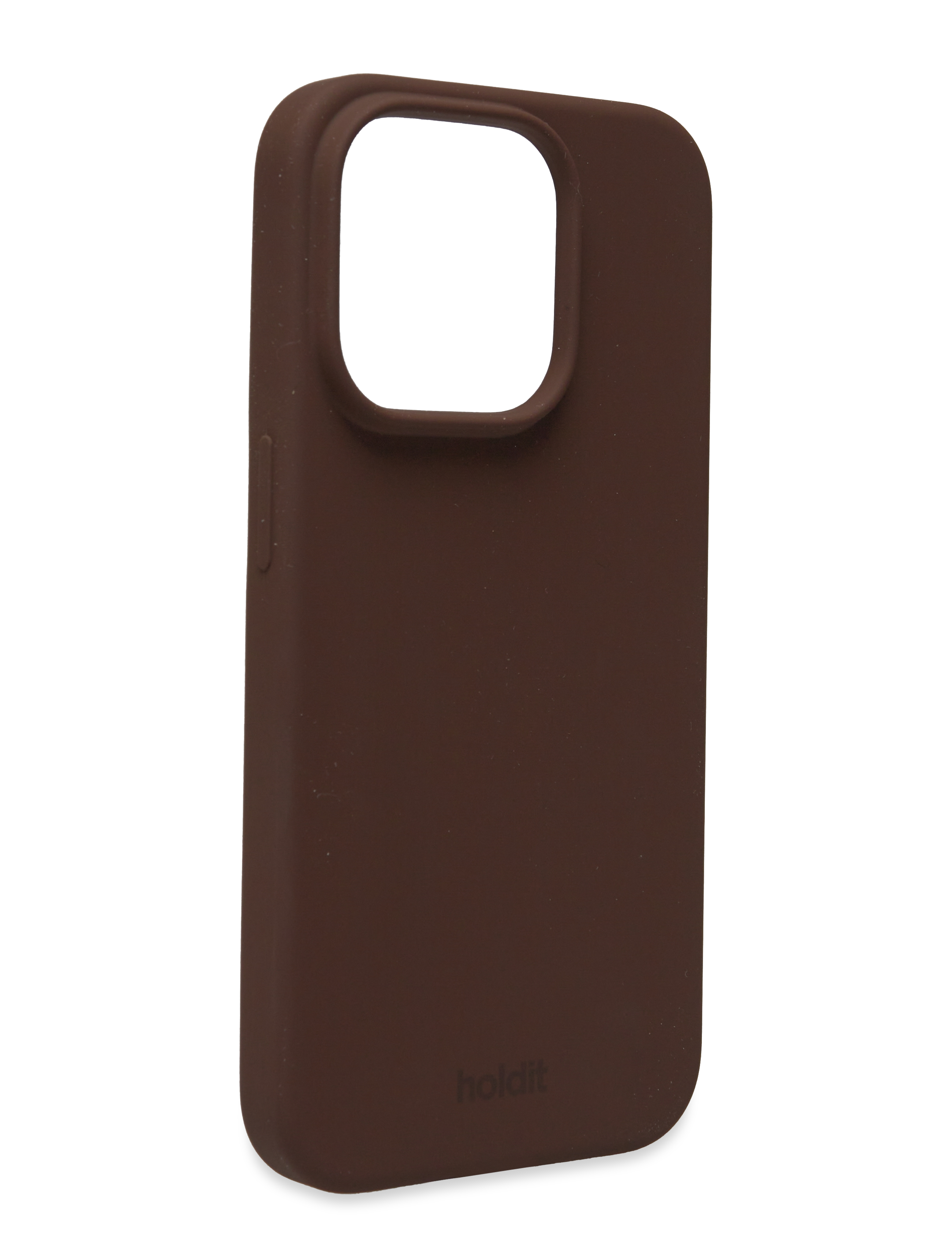 Holdit - Silicone Case iPhone 15 Pro - die niedrigsten preise - chocolate - 1