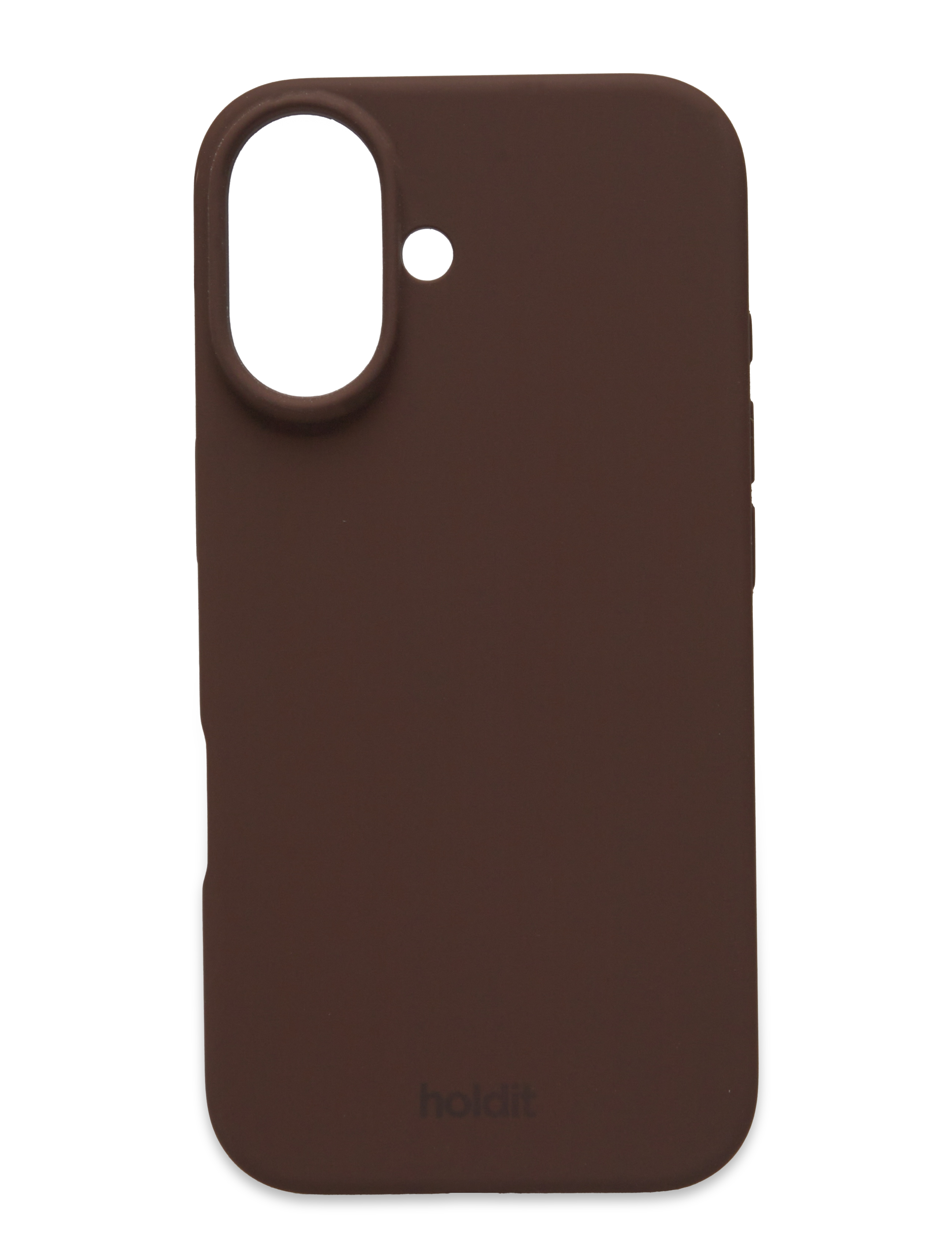 Holdit Silicone Case iPhone 12/12 Pro - Telefonide tarvikud - CHOCOLATE / brown