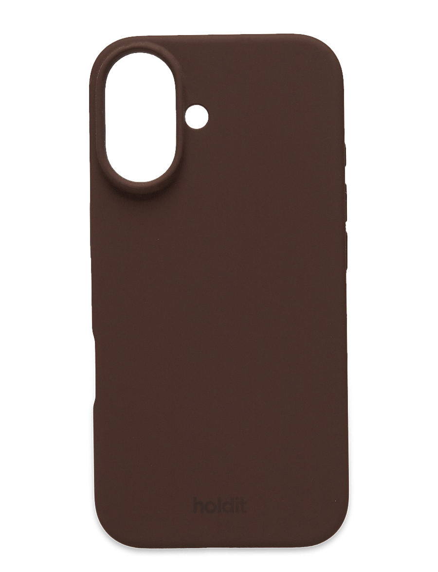 Holdit - Silicone Case iPhone 16 - telefonide ümbrised - chocolate - 0