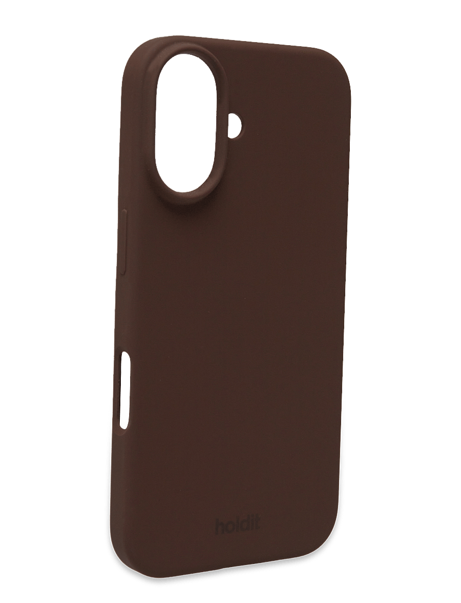 Holdit - Silicone Case iPhone 16 - telefonide ümbrised - chocolate - 1