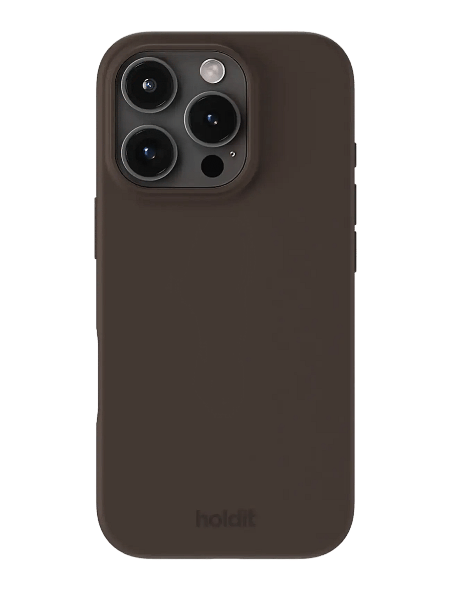 Holdit - Silicone Case iPhone 16 Pro Max - telefonide ümbrised - chocolate - 0