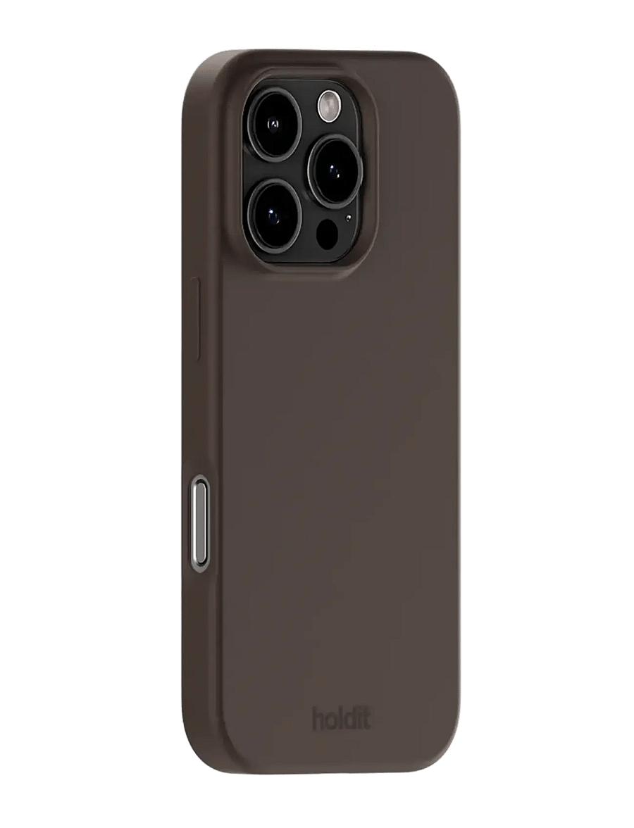 Holdit - Silicone Case iPhone 16 Pro Max - telefonide ümbrised - chocolate - 1