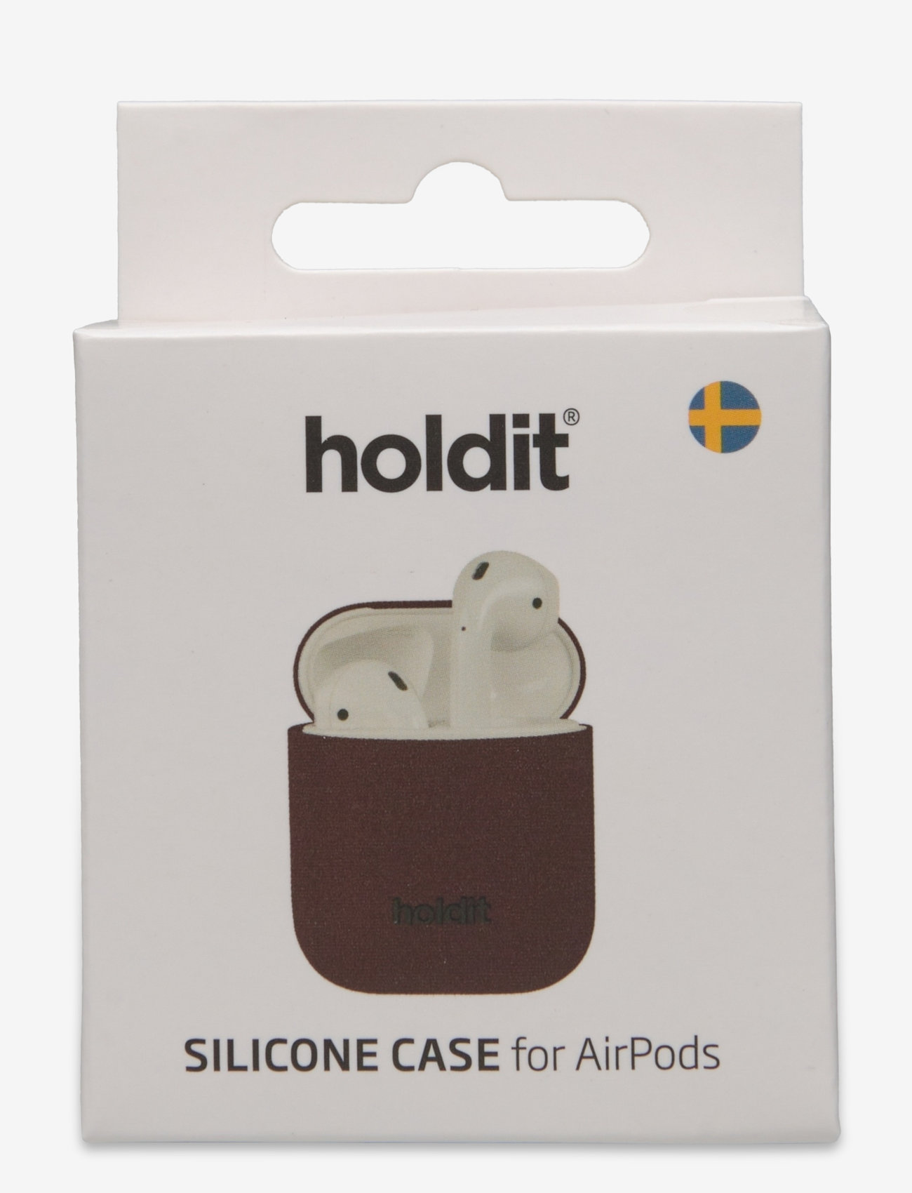 Holdit - Silicone Case Airpods 1&2 - airpods-skal - chocolate - 2