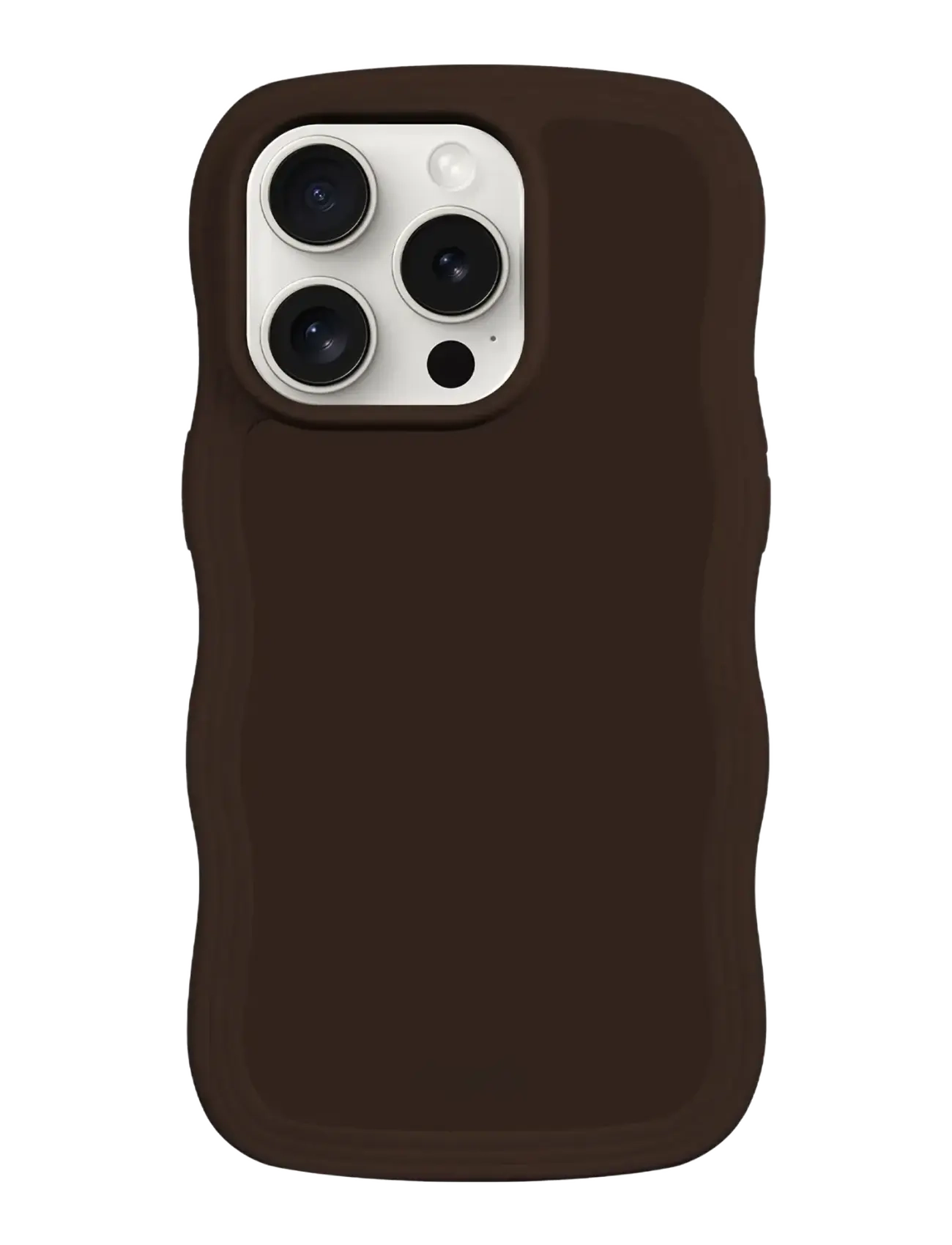 Holdit Wavy Case iPhone 14 Pro Max - Põhirõivad - CHOCOLATE / brown