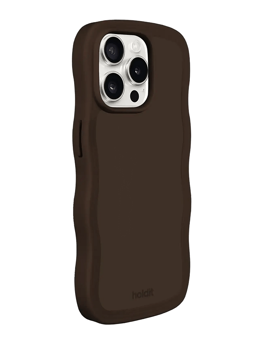 Holdit - Wavy Case iPhone 14 Pro Max - telefonide ümbrised - chocolate - 1