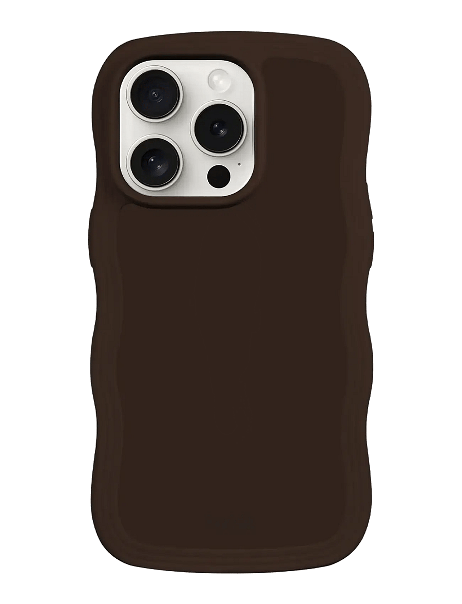 Holdit - Wavy Case iPhone 15 Pro Max - telefonide ümbrised - chocolate - 0