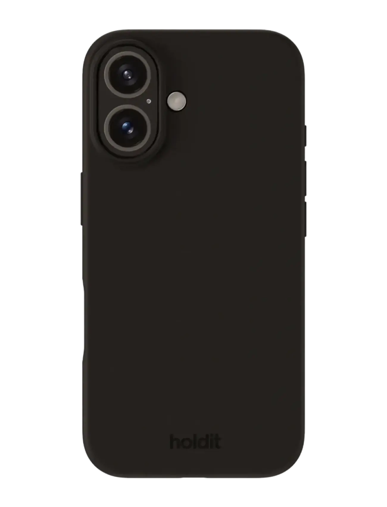 Holdit Silicone Case Black, Mænd, Silikone Mobilcover, Sort, Str: IPHONE 16