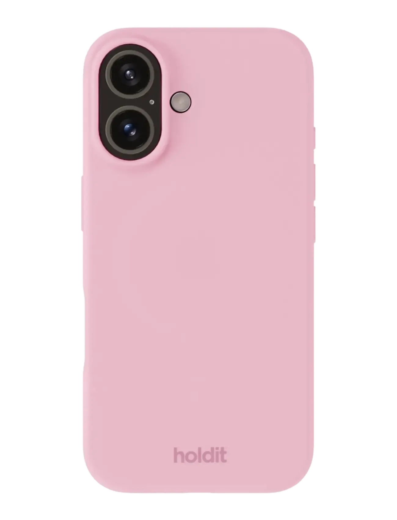 Holdit Silicone Case iPhone 16 - Põhirõivad - PINK / pink/rose