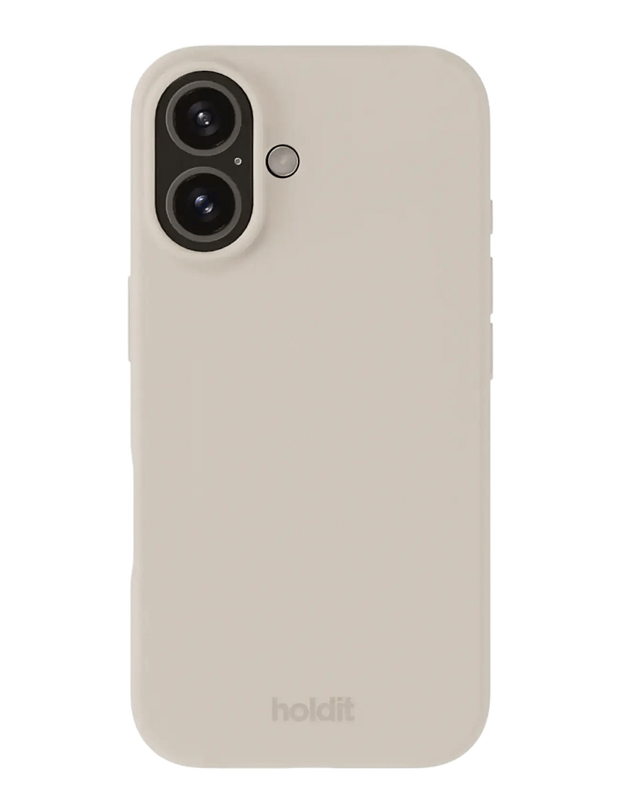 Holdit - Silicone Case iPhone 16 - telefonide ümbrised - light beige - 0
