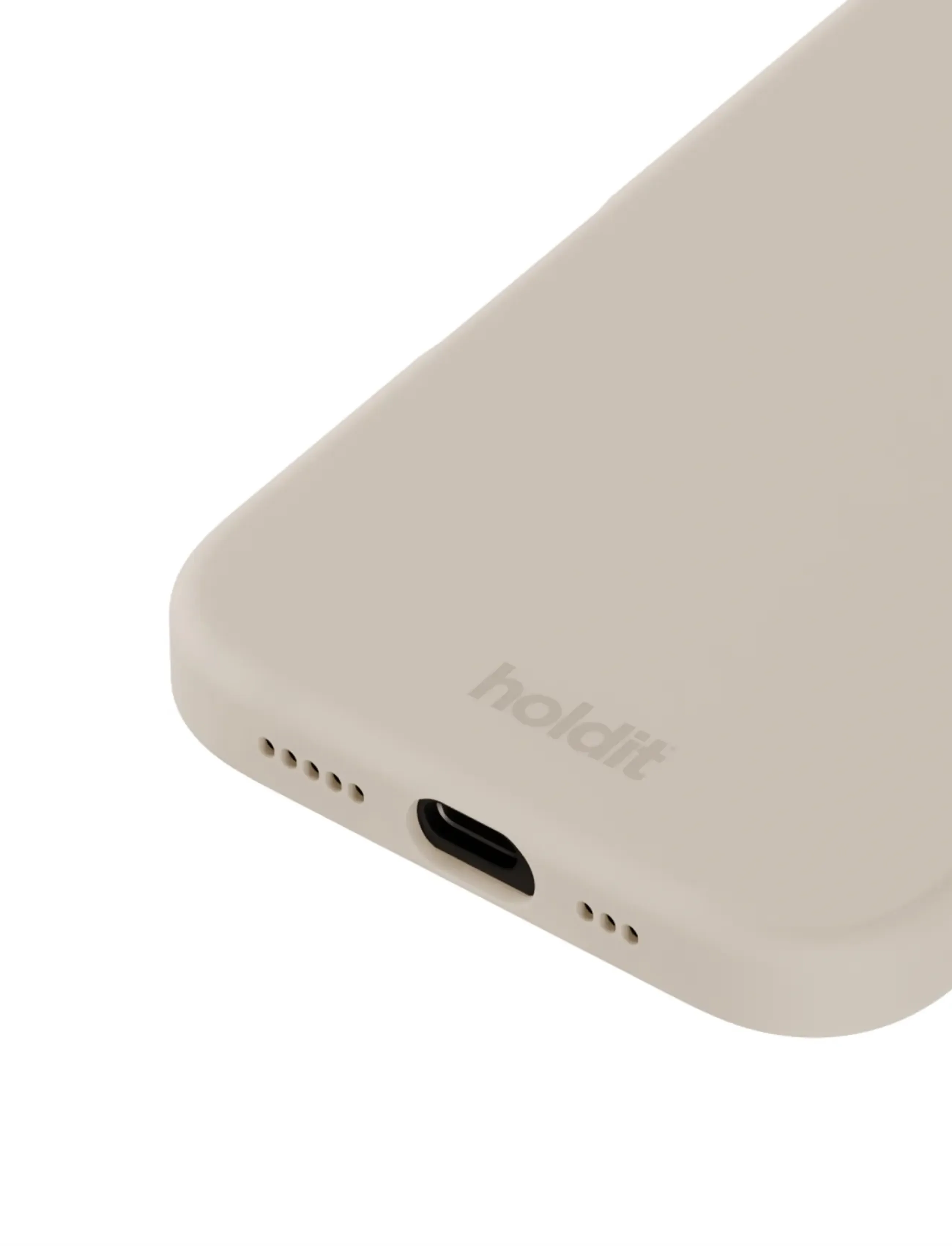 Holdit - Silicone Case iPhone 16 - telefonide ümbrised - light beige - 2