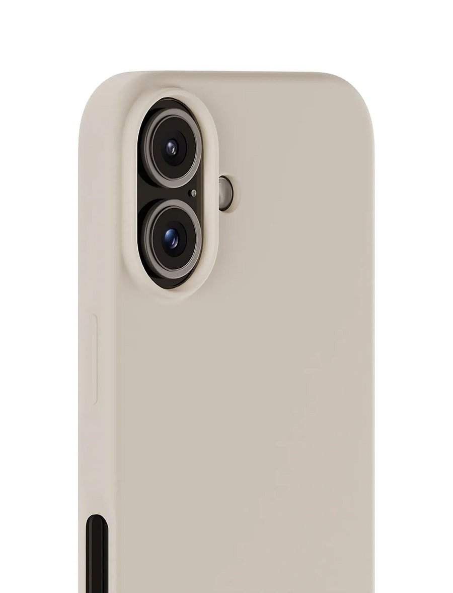 Holdit - Silicone Case iPhone 16 - telefonide ümbrised - light beige - 3