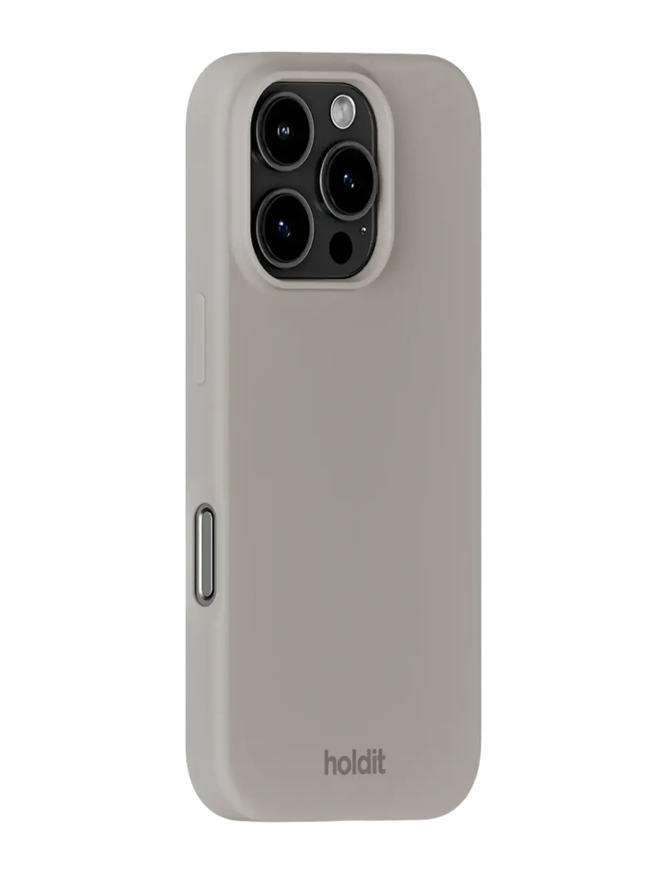 Holdit - Silicone Case iPhone 16 Pro - telefonide ümbrised - taupe - 1