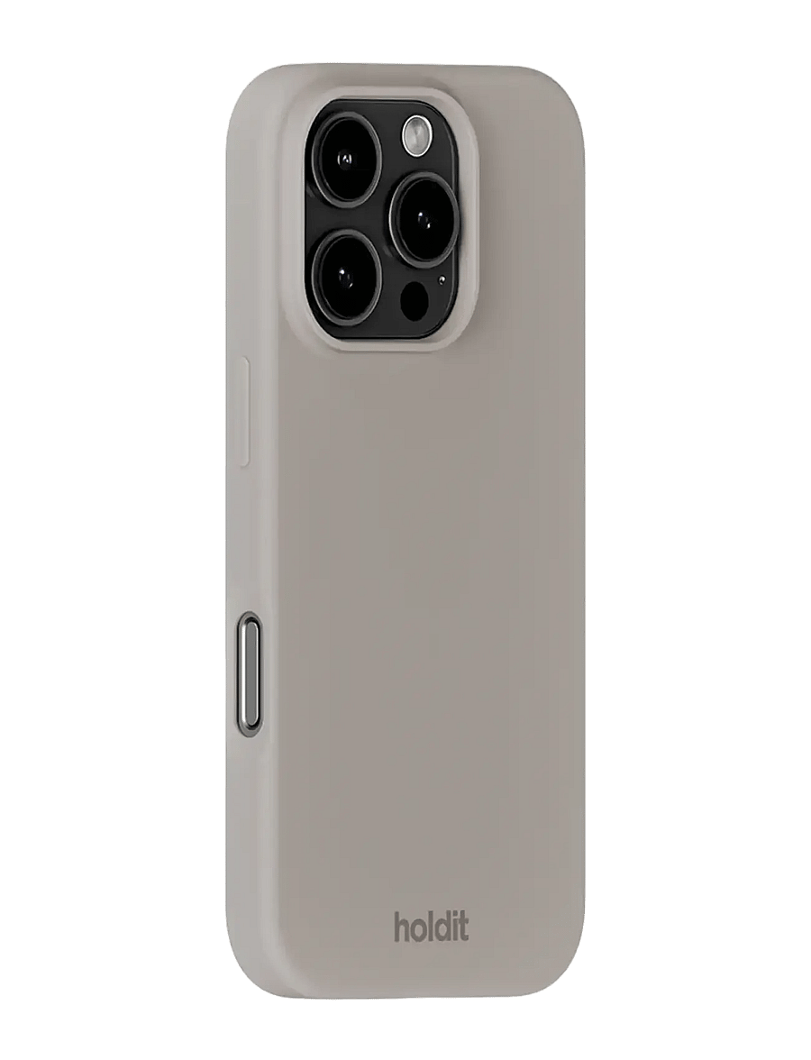 Holdit - Silicone Case iPhone 16 Pro - telefonide ümbrised - taupe - 1